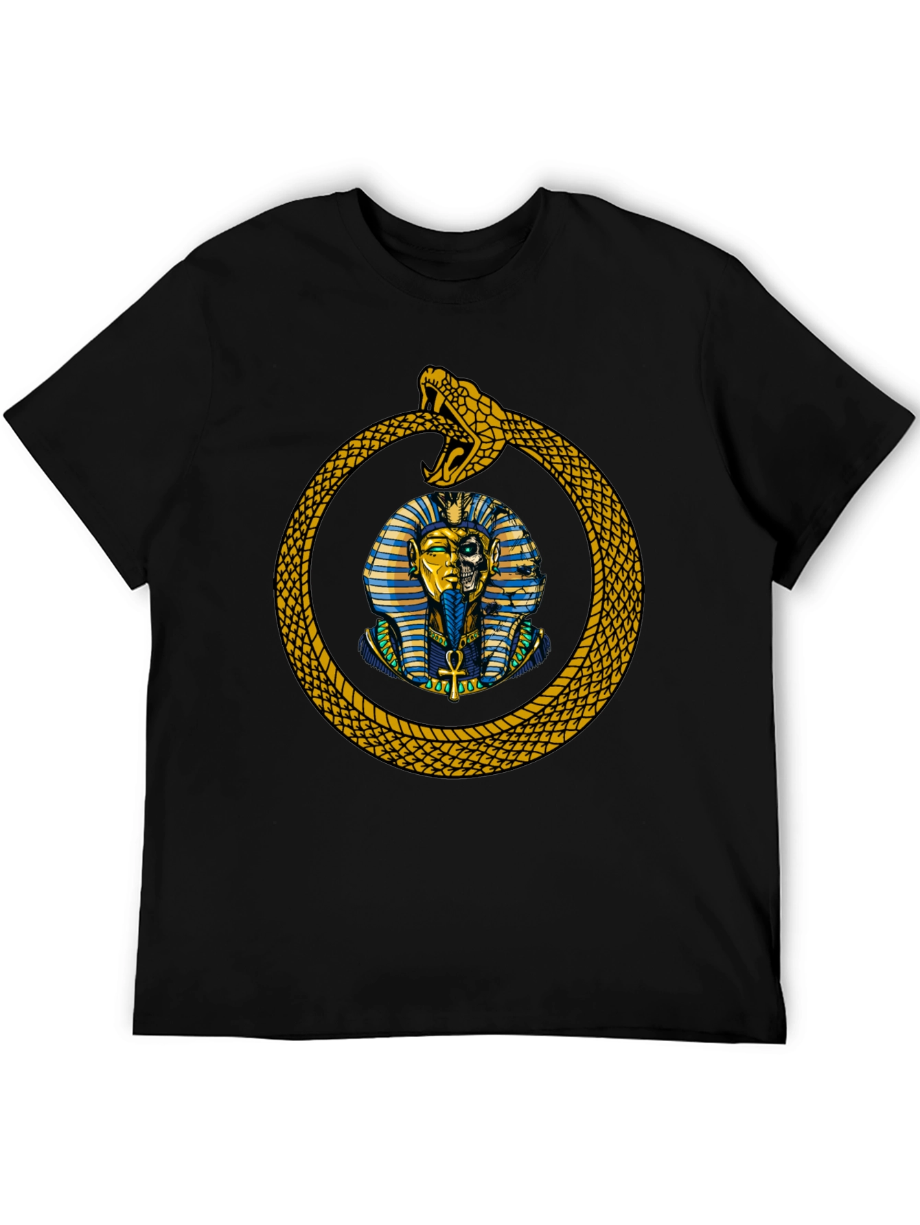Egyptian Pharaoh Snake Graphic T-Shirt