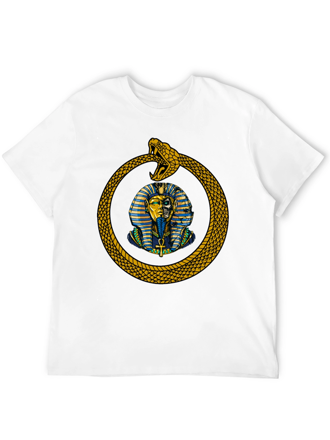 Egyptian Pharaoh Snake Graphic T-Shirt