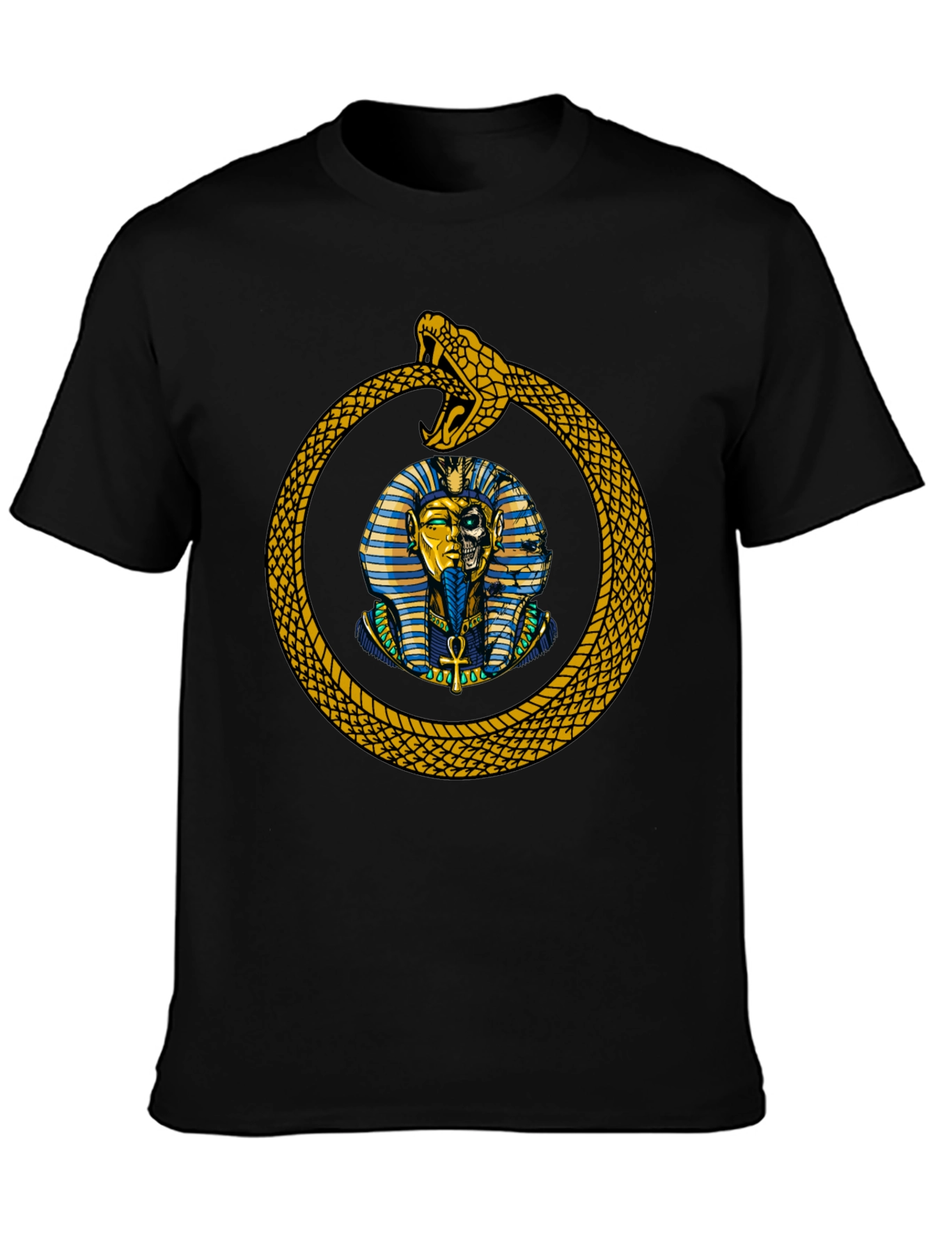 Egyptian Pharaoh Snake Graphic T-Shirt