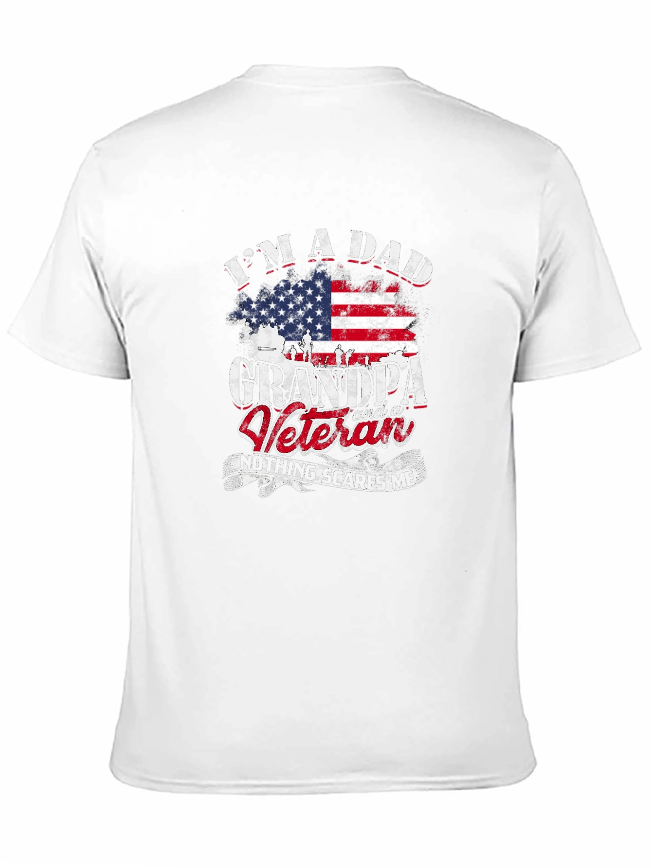 Dad Grandpa Veteran Graphic T-Shirt