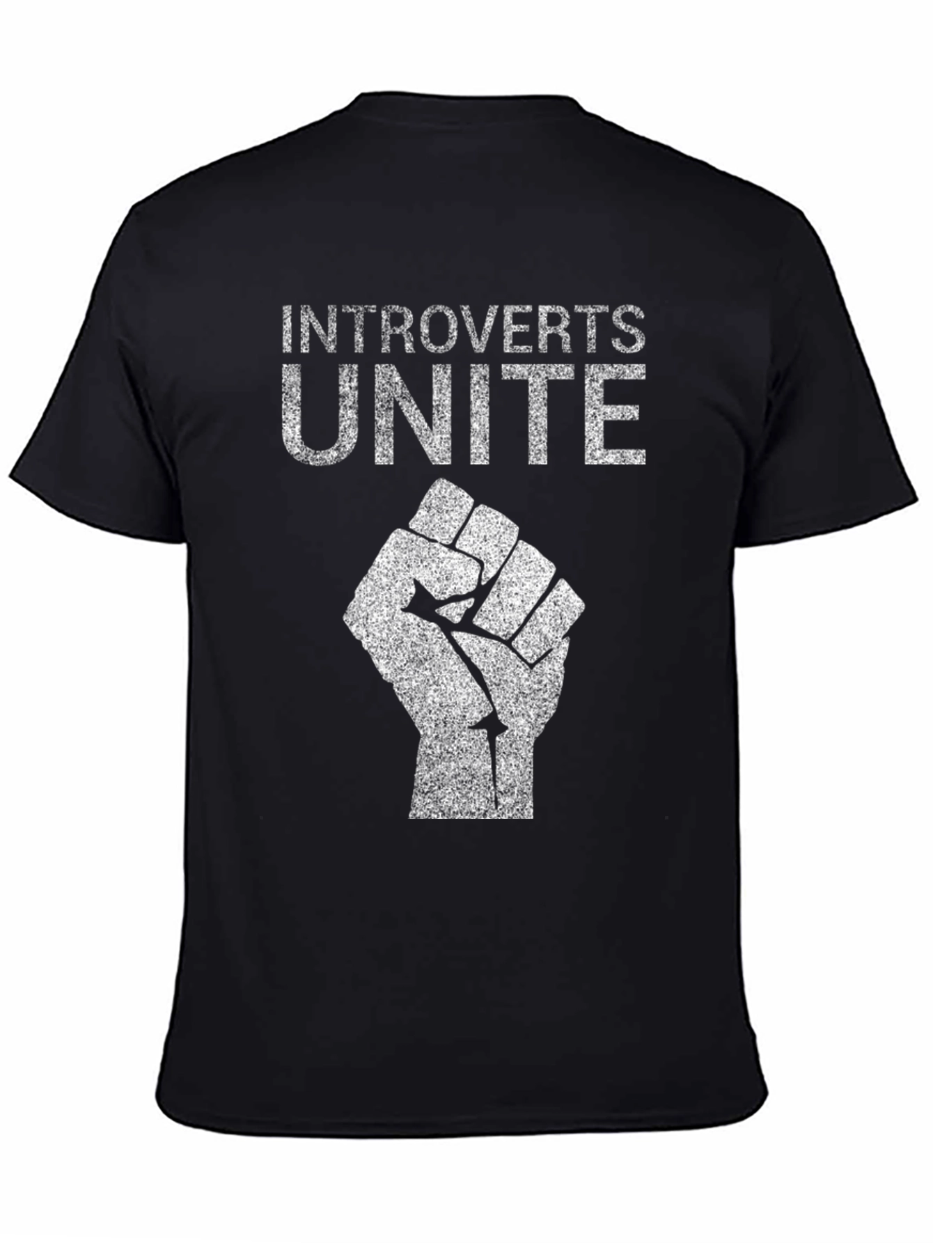 Introverts Unite T-Shirt - Black Graphic Tee