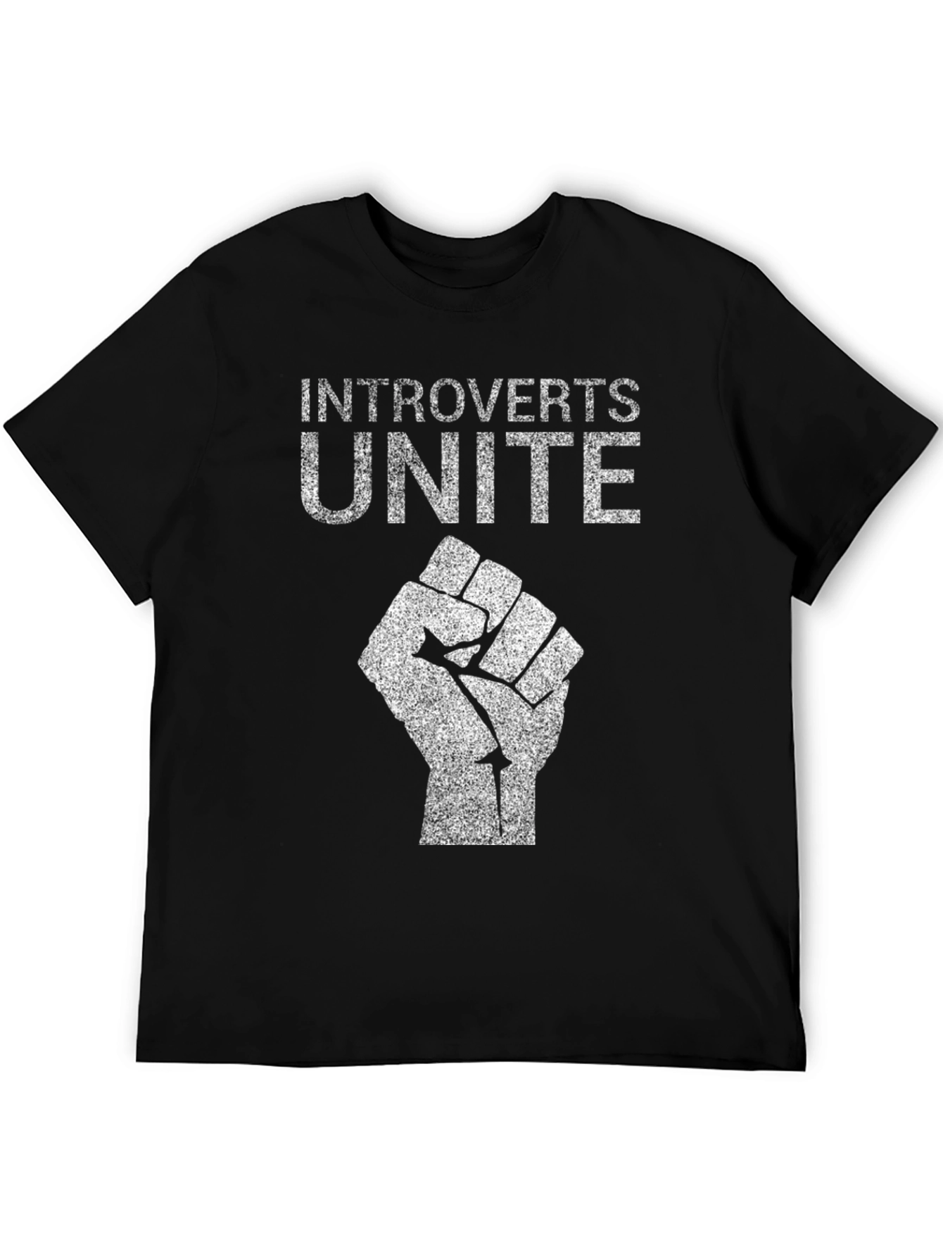 Introverts Unite T-Shirt - Black Graphic Tee