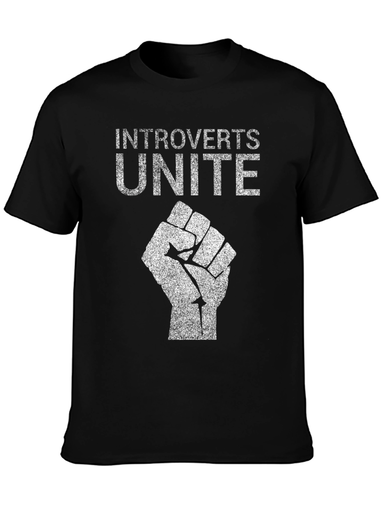 Introverts Unite T-Shirt - Black Graphic Tee