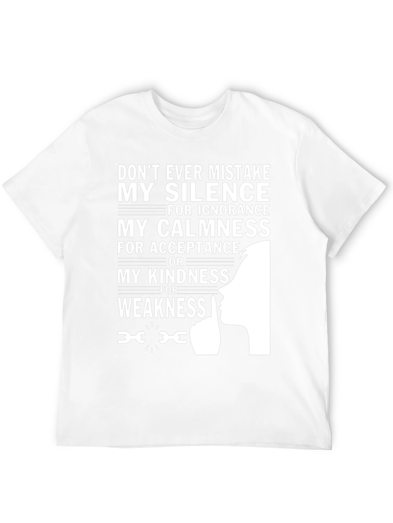 Silence Calmness Kindness Graphic Tee