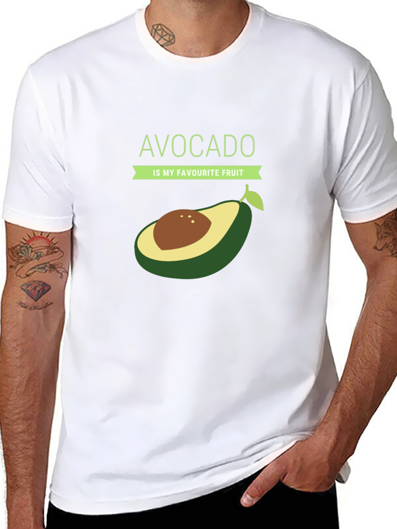 Avocado Lovers T-Shirt - My Favourite Fruit Tee