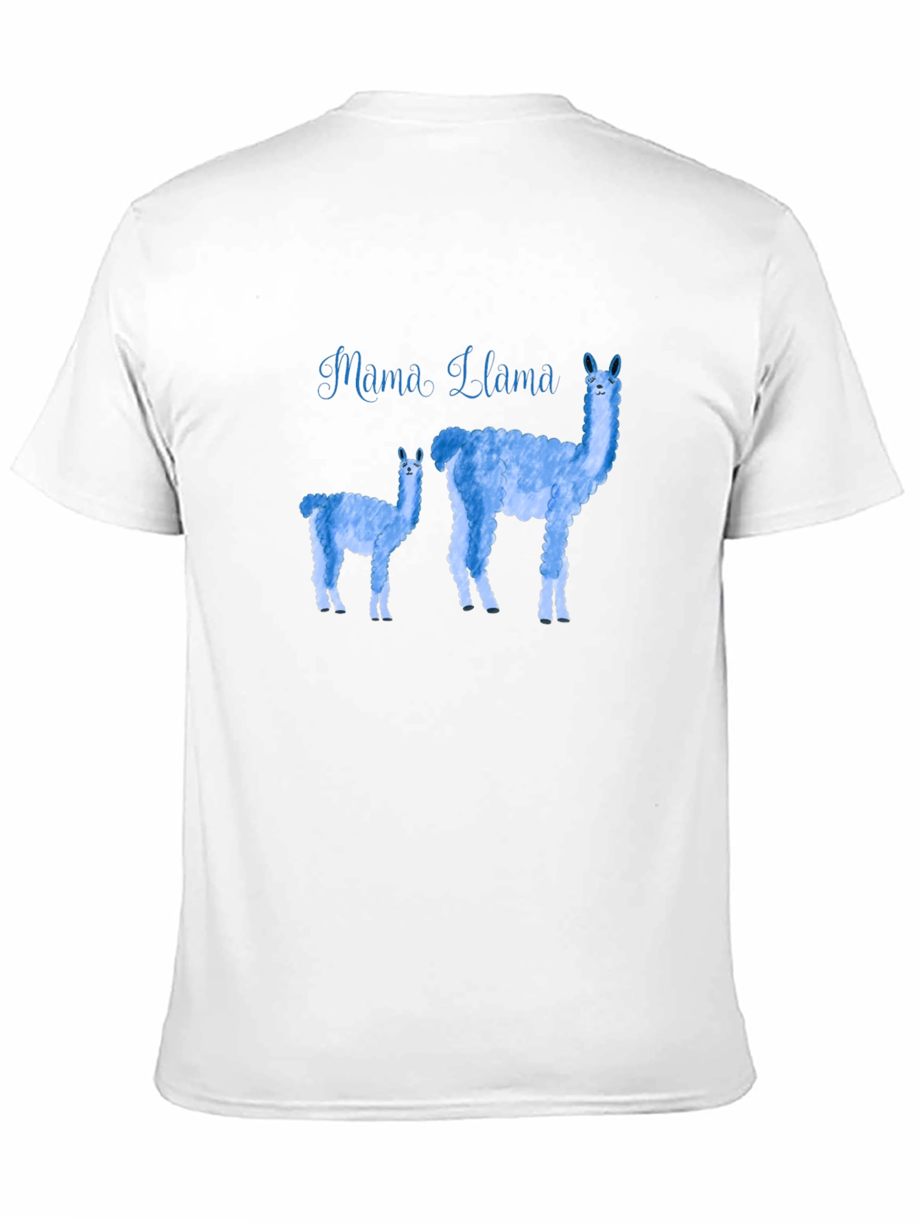 Mama Llama Graphic T-Shirt - Black