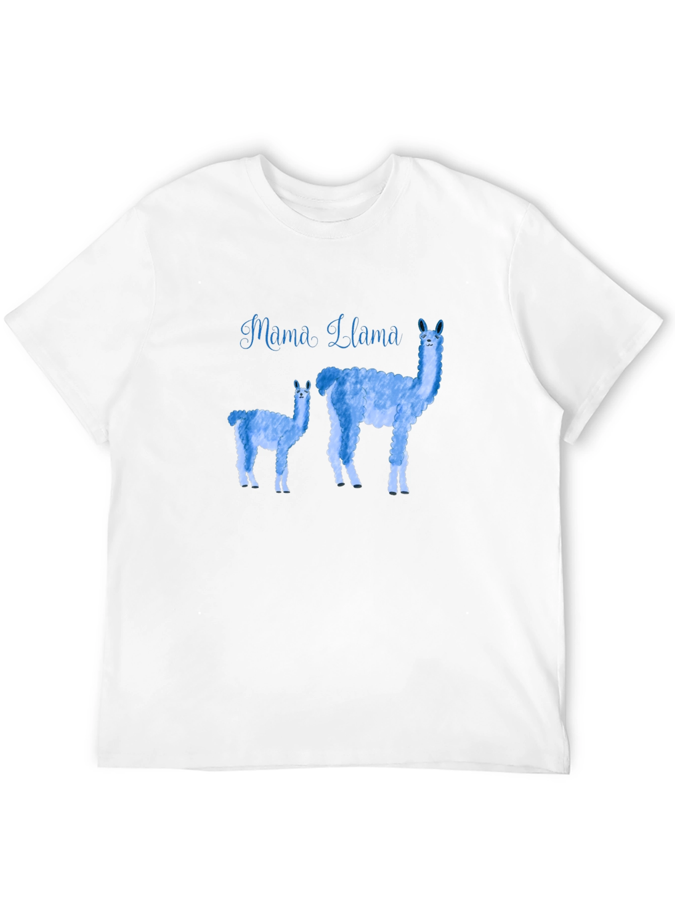 Mama Llama Graphic T-Shirt - Black