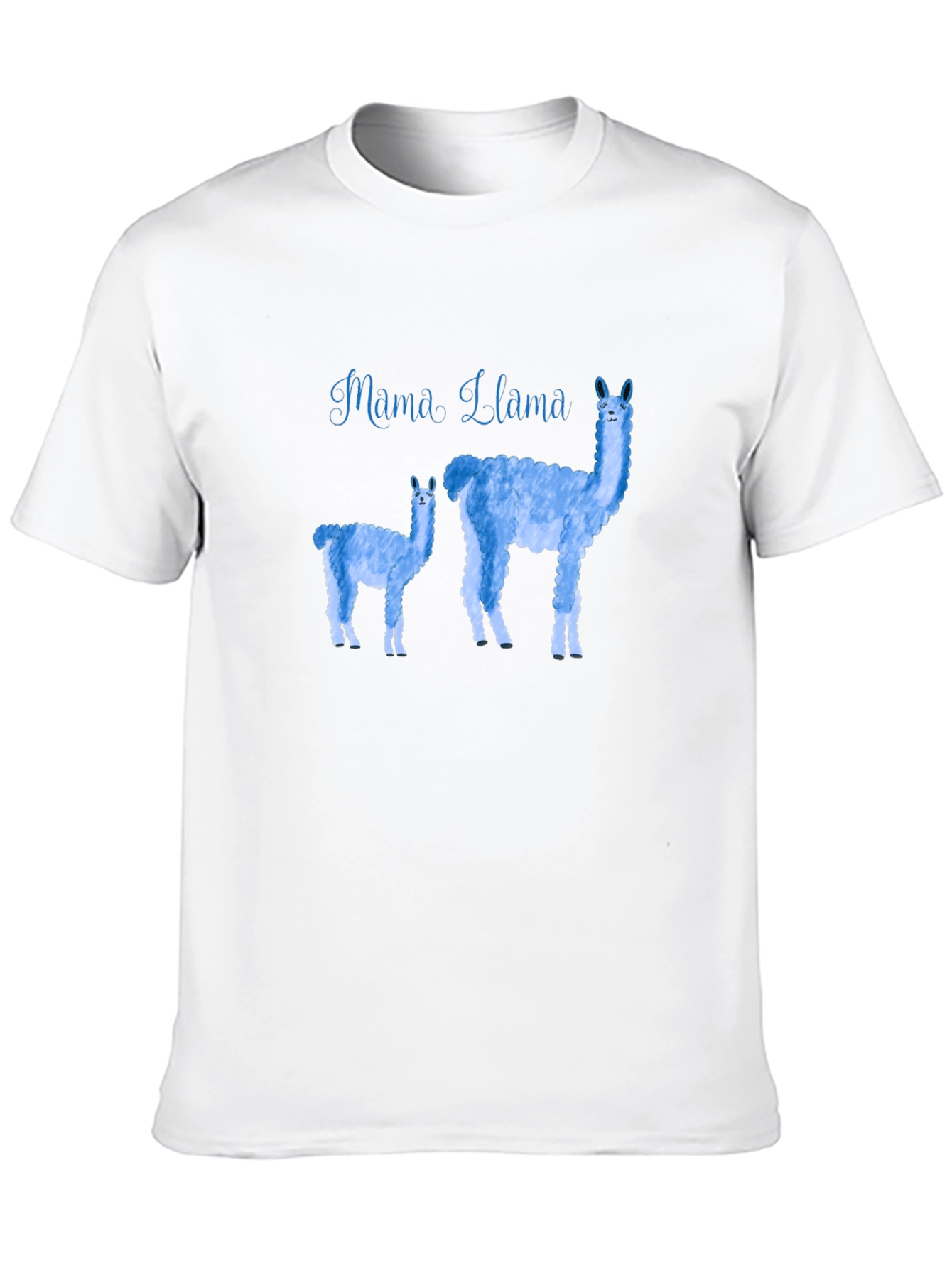 Mama Llama Graphic T-Shirt - Black