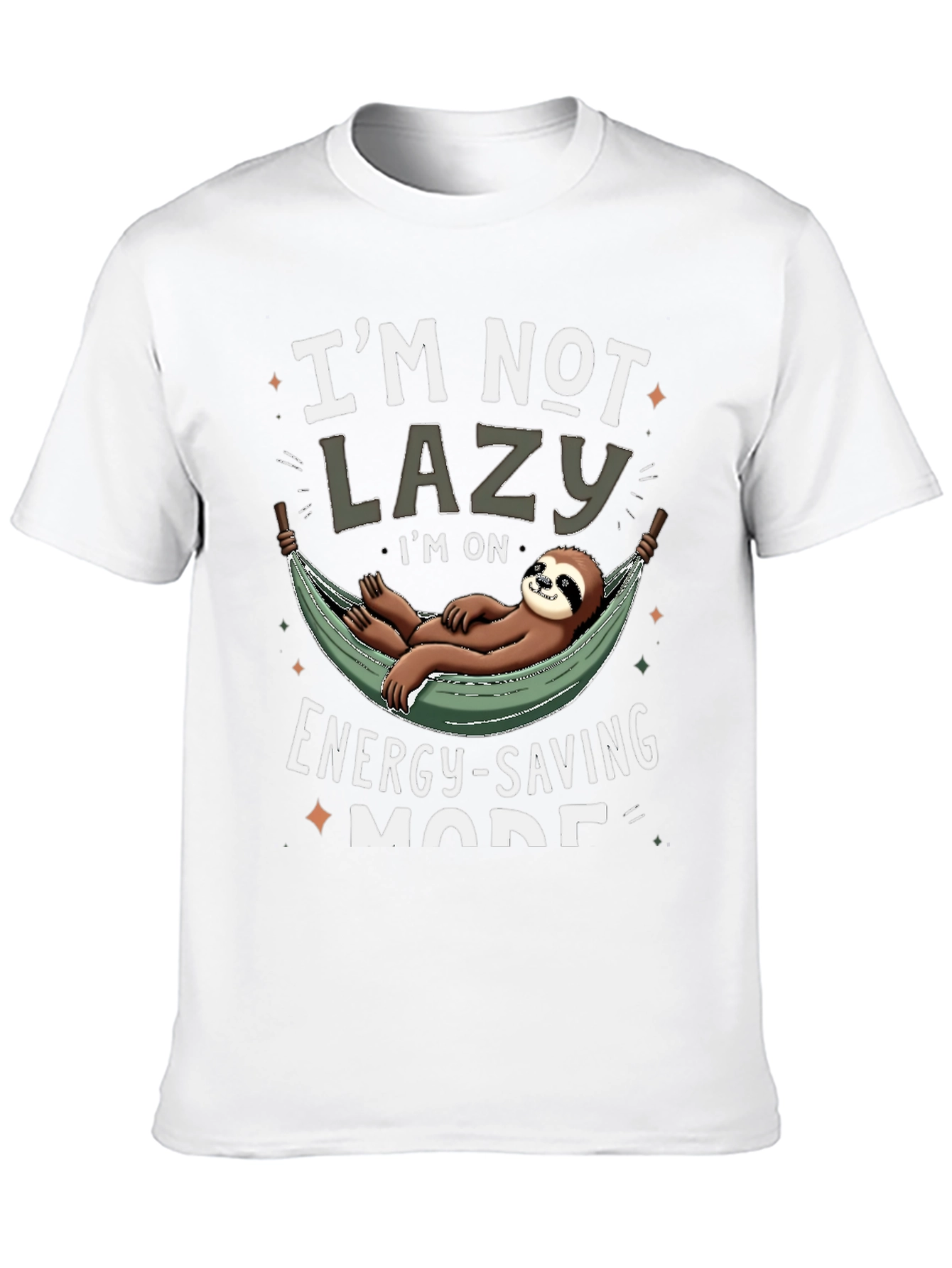 Funny Sloth Energy Saving Mode T-Shirt