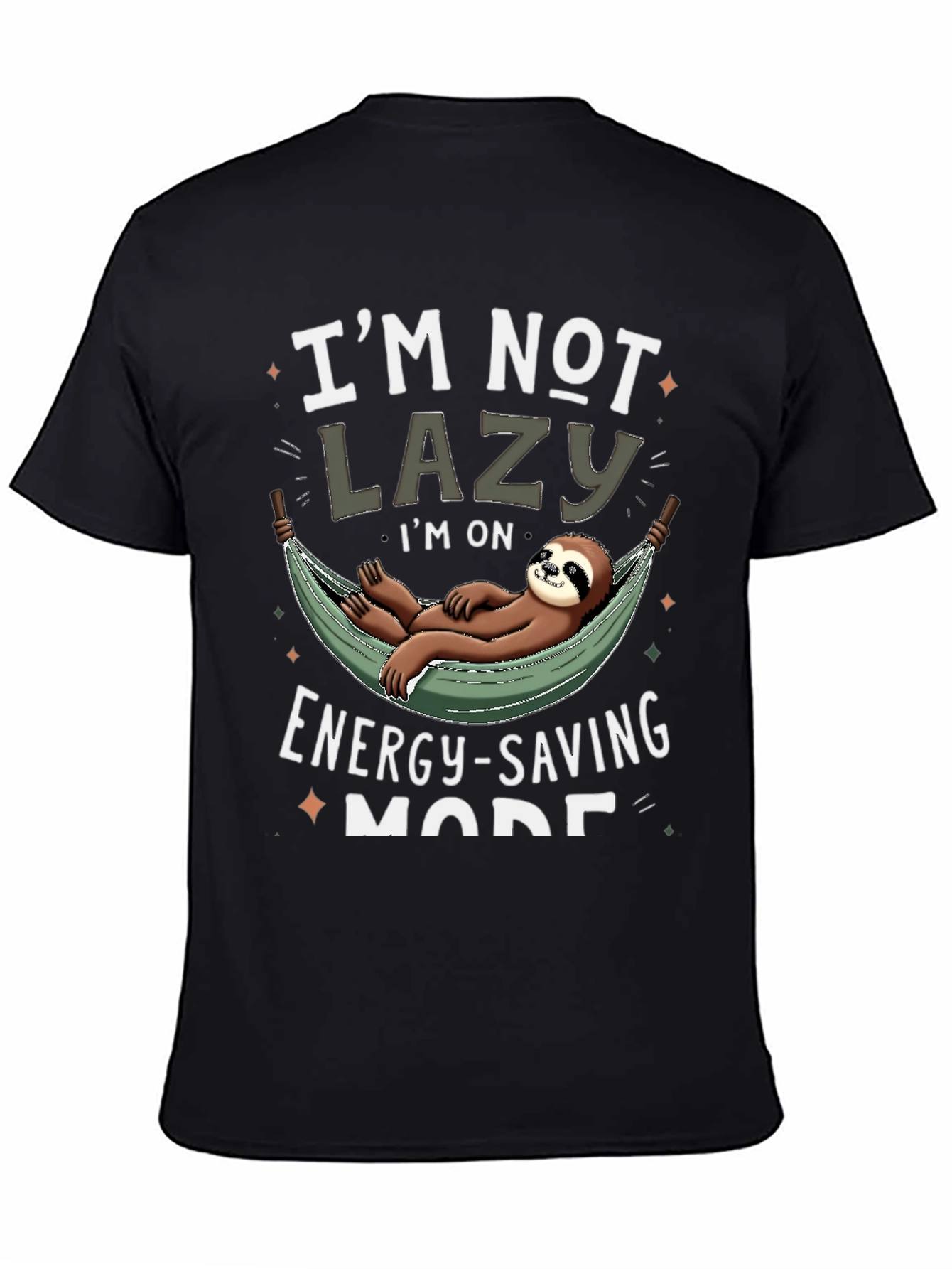 Funny Sloth Energy Saving Mode T-Shirt