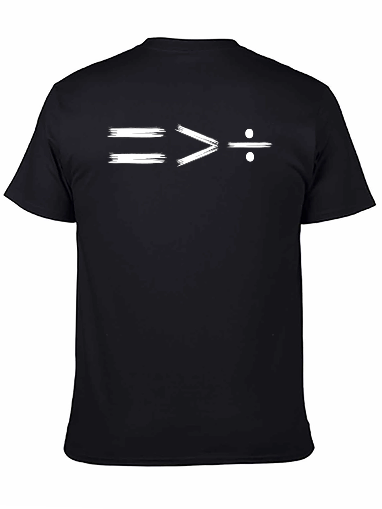 Equality Greater Than Division Math Humor T-Shirt