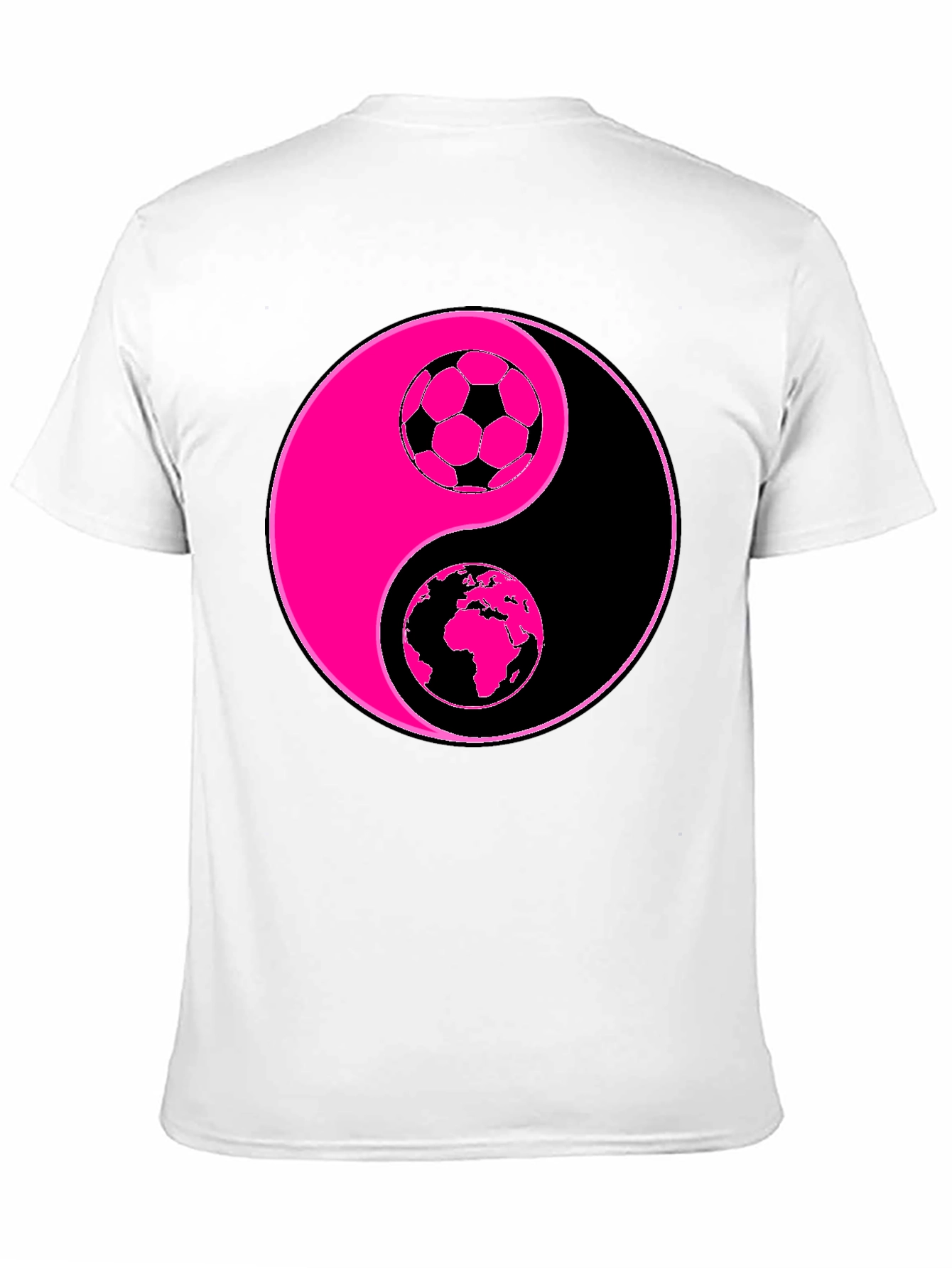 Yin Yang Soccer & Earth T-Shirt
