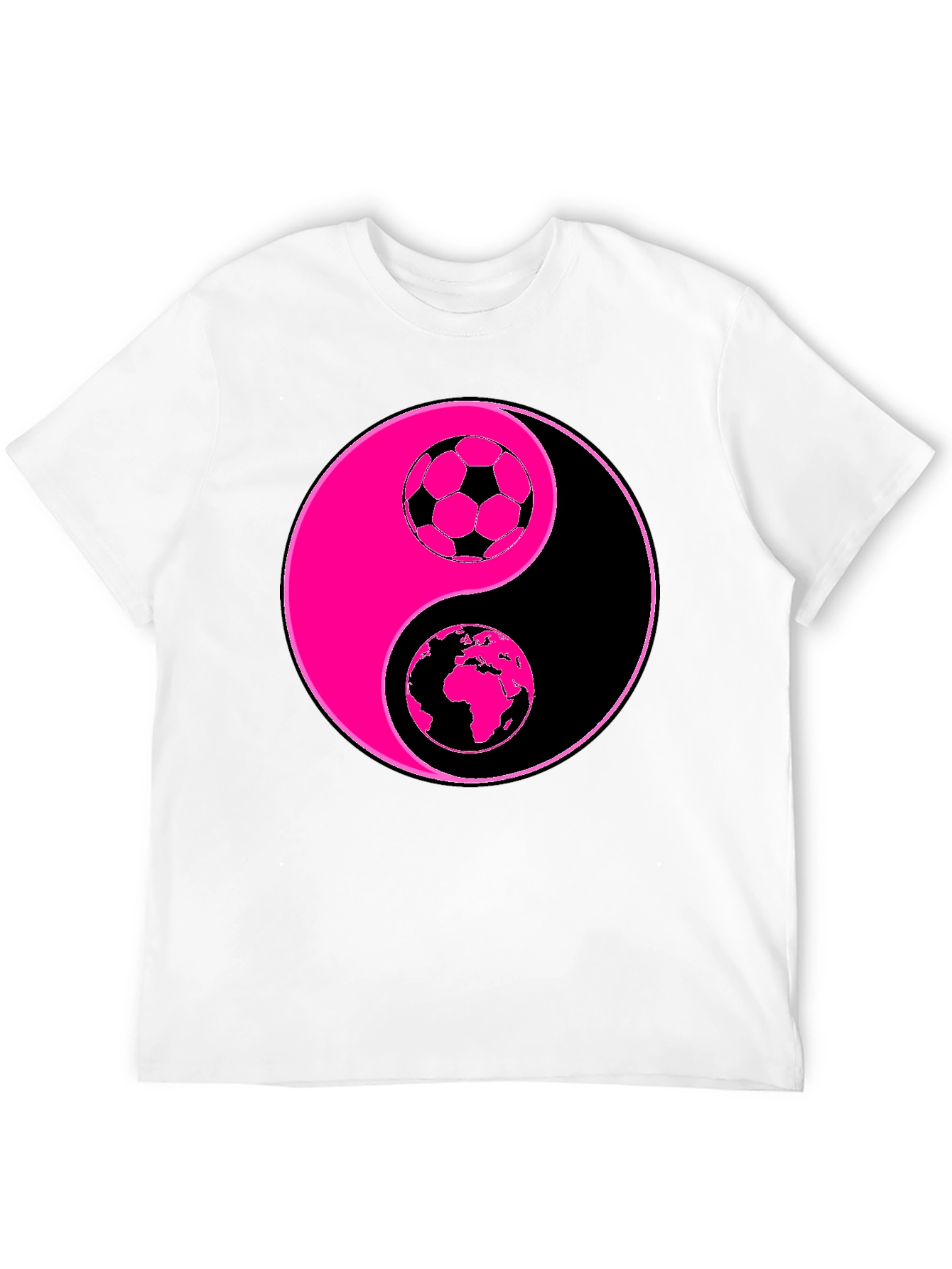 Yin Yang Soccer & Earth T-Shirt
