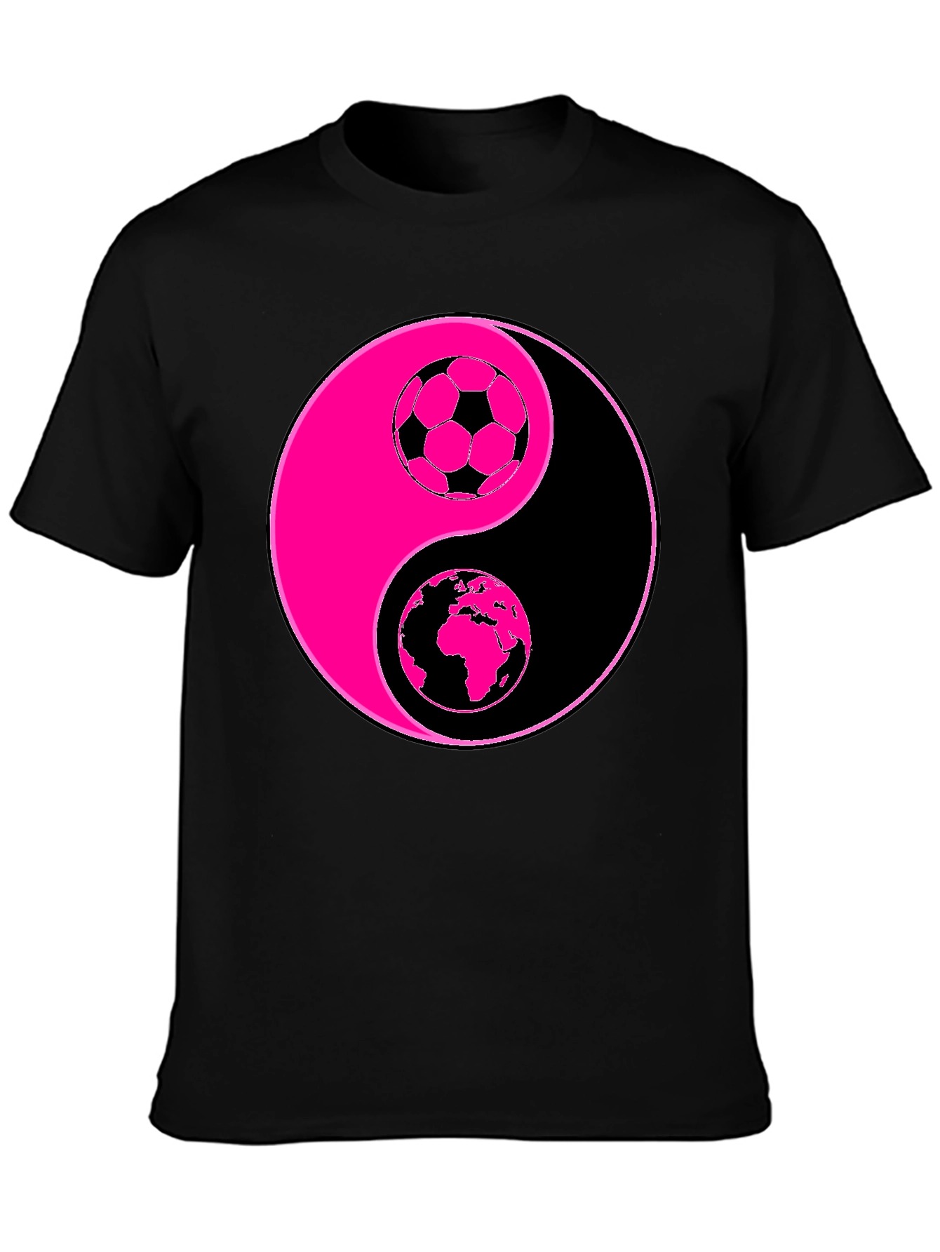 Yin Yang Soccer & Earth T-Shirt