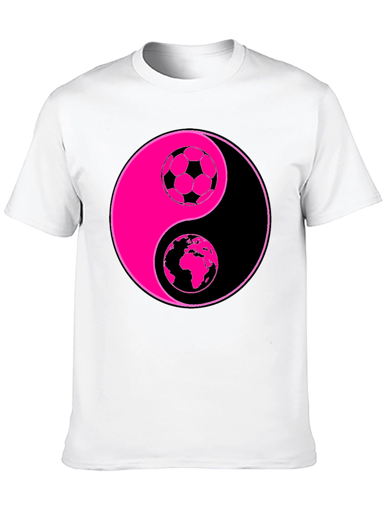 Yin Yang Soccer & Earth T-Shirt
