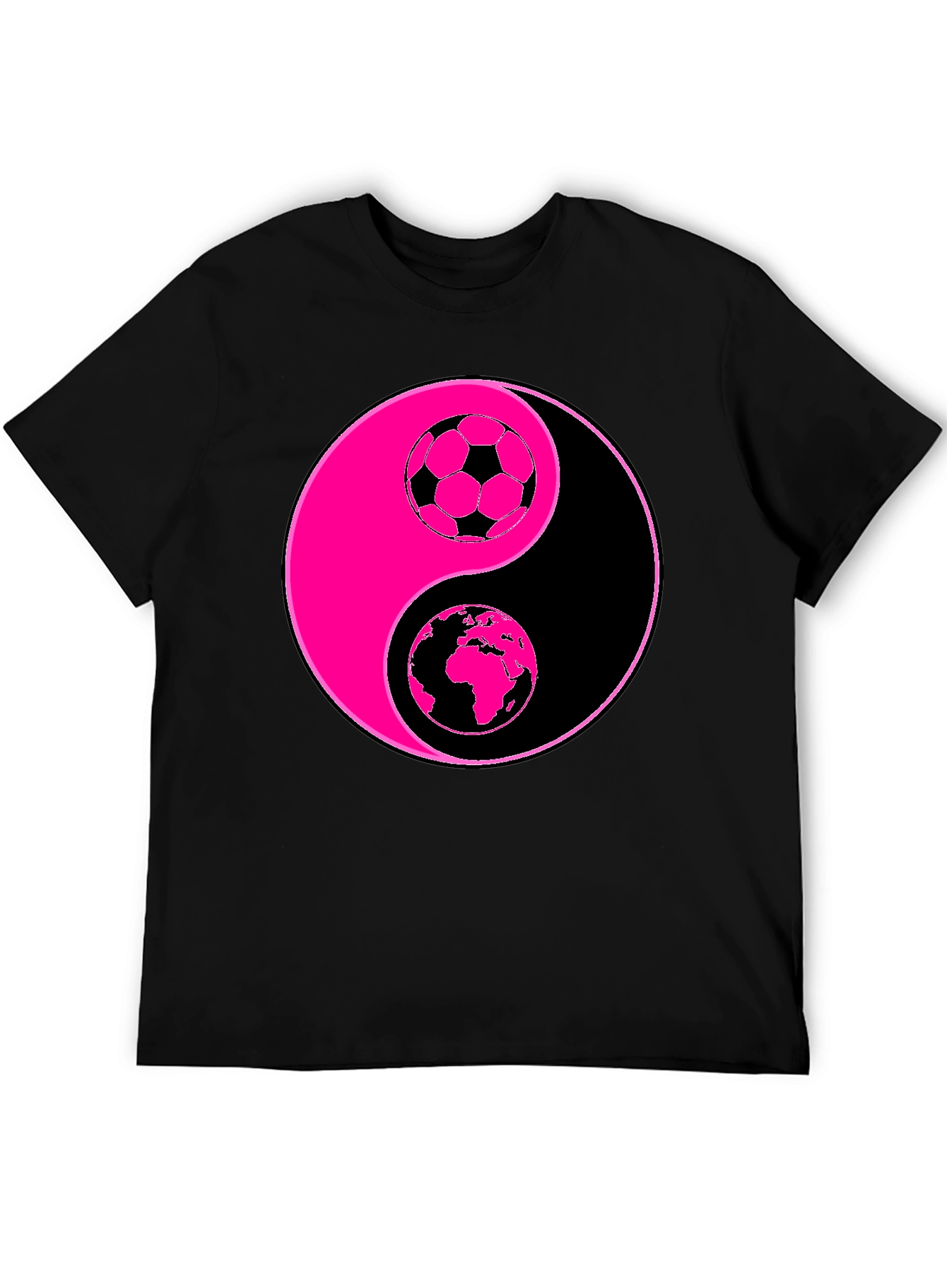 Yin Yang Soccer & Earth T-Shirt