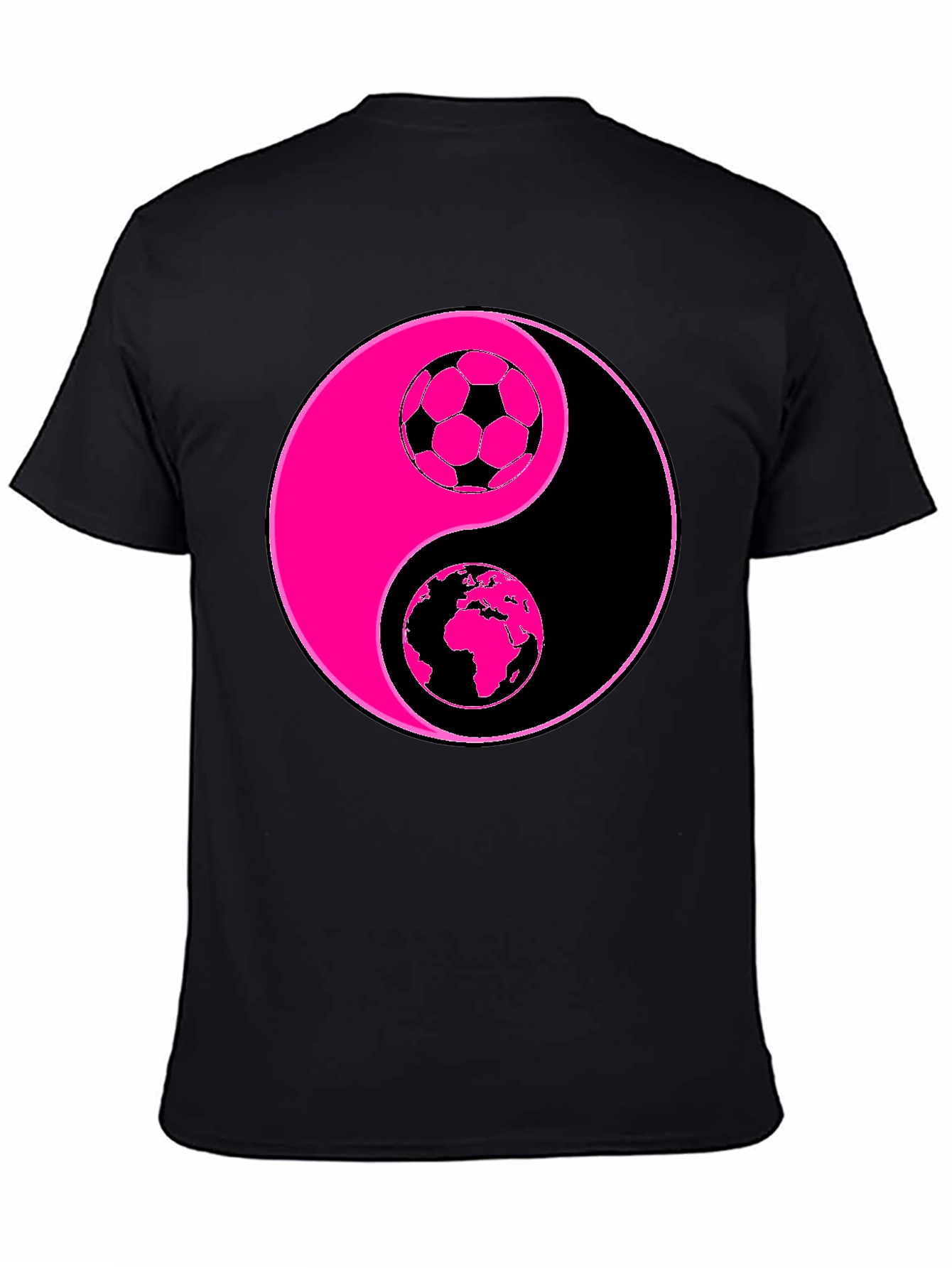 Yin Yang Soccer & Earth T-Shirt