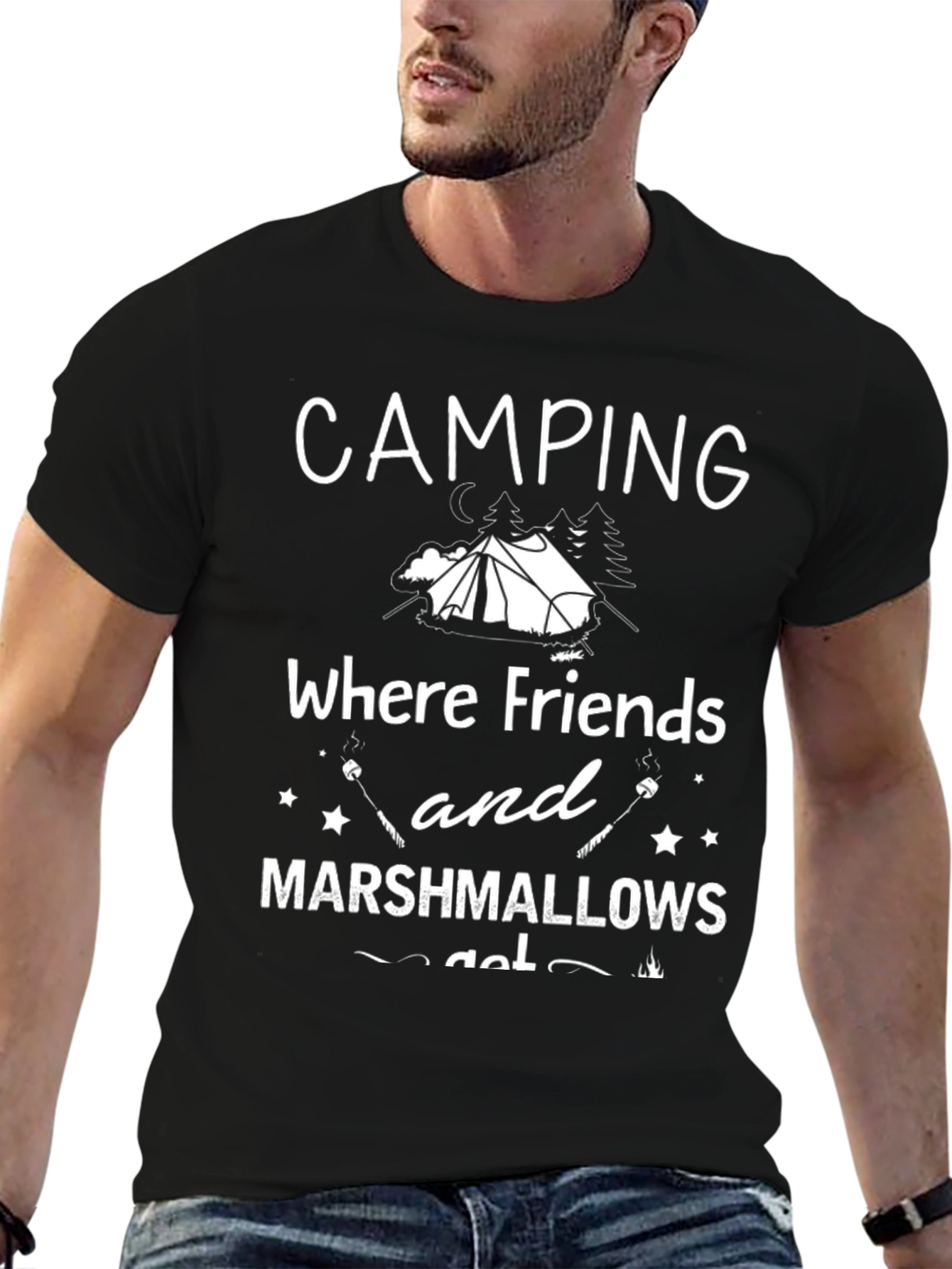 Camping Friends & Marshmallow T-Shirt