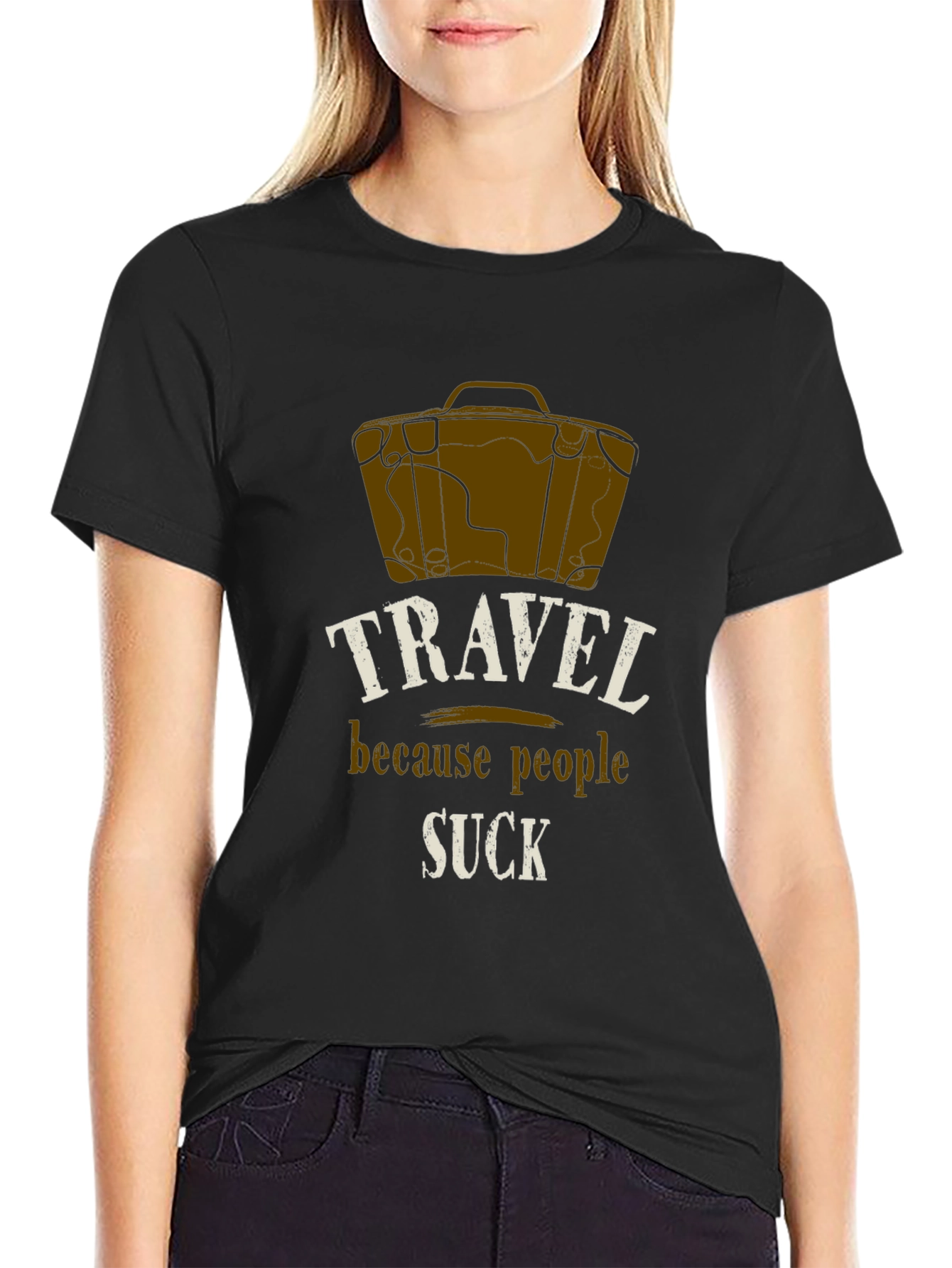 Travel Because People Suck T-Shirt