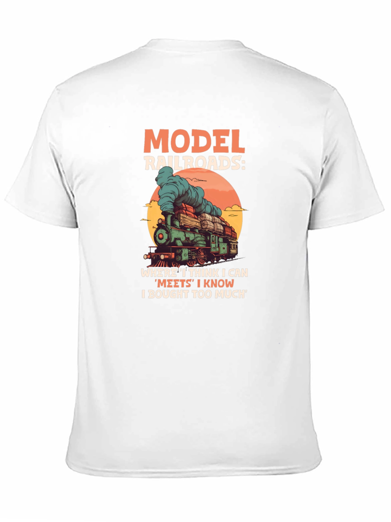 Model Railroads T-Shirt - Train Lover Tee
