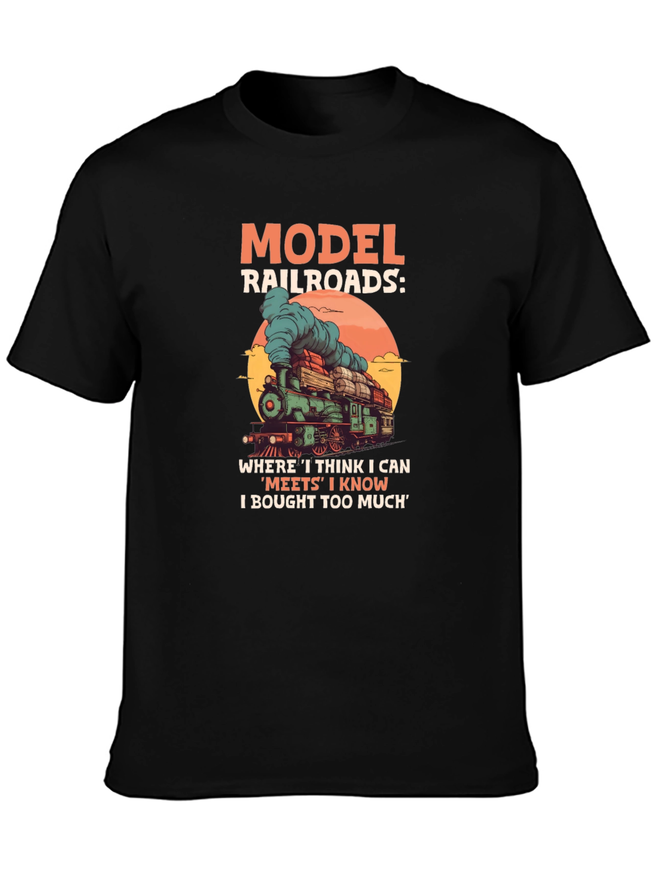 Model Railroads T-Shirt - Train Lover Tee