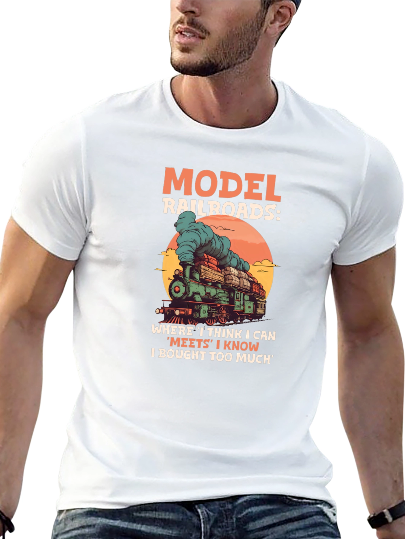 Model Railroads T-Shirt - Train Lover Tee