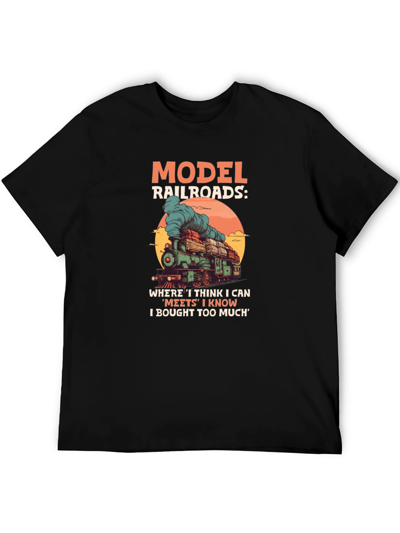Model Railroads T-Shirt - Train Lover Tee