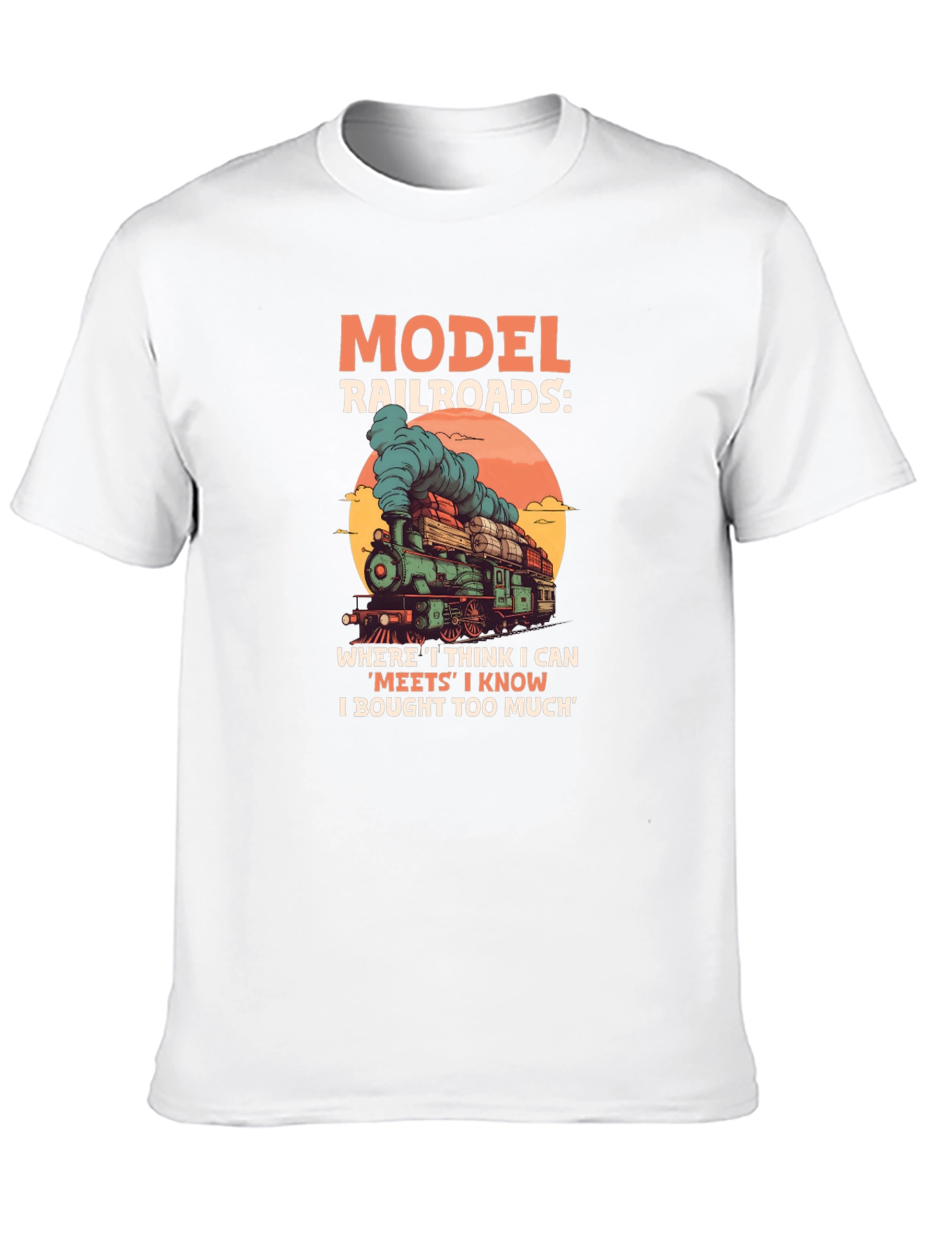 Model Railroads T-Shirt - Train Lover Tee