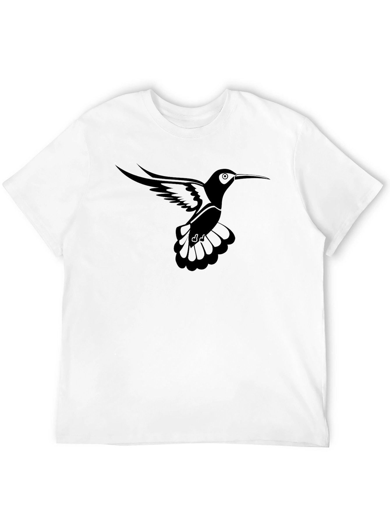 Hummingbird Graphic Tee - Mens Black T-Shirt