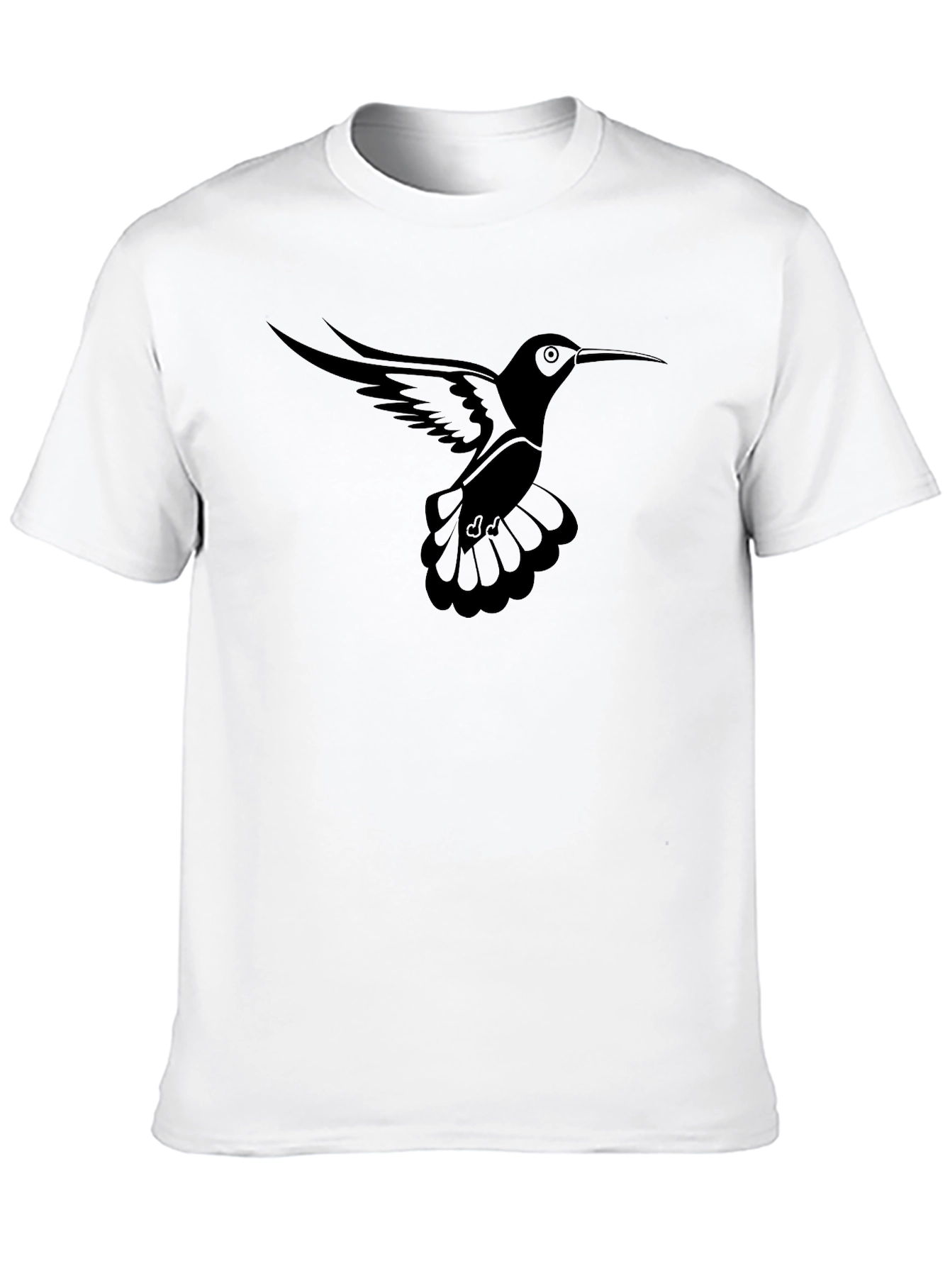 Hummingbird Graphic Tee - Mens Black T-Shirt