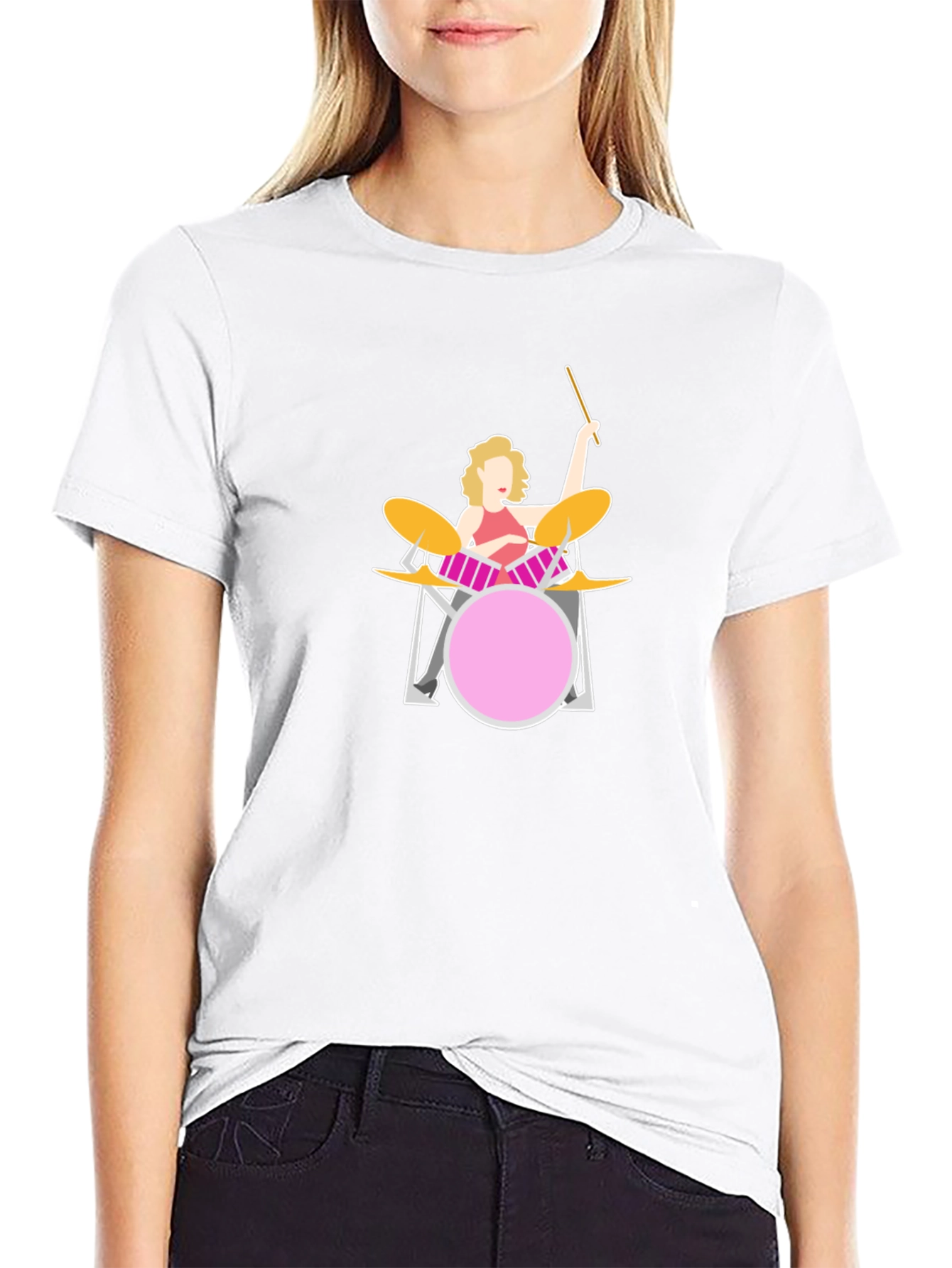 Drummer Graphic Tee - Unisex Crew Neck