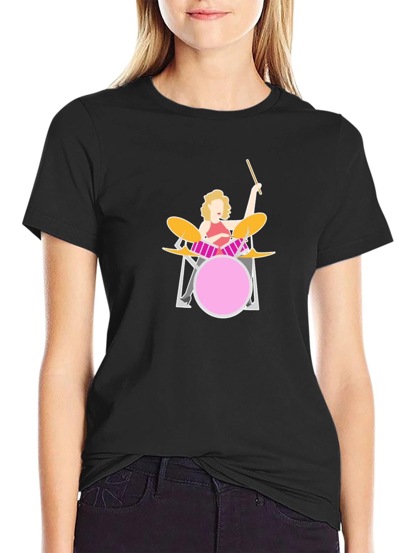 Drummer Graphic Tee - Unisex Crew Neck