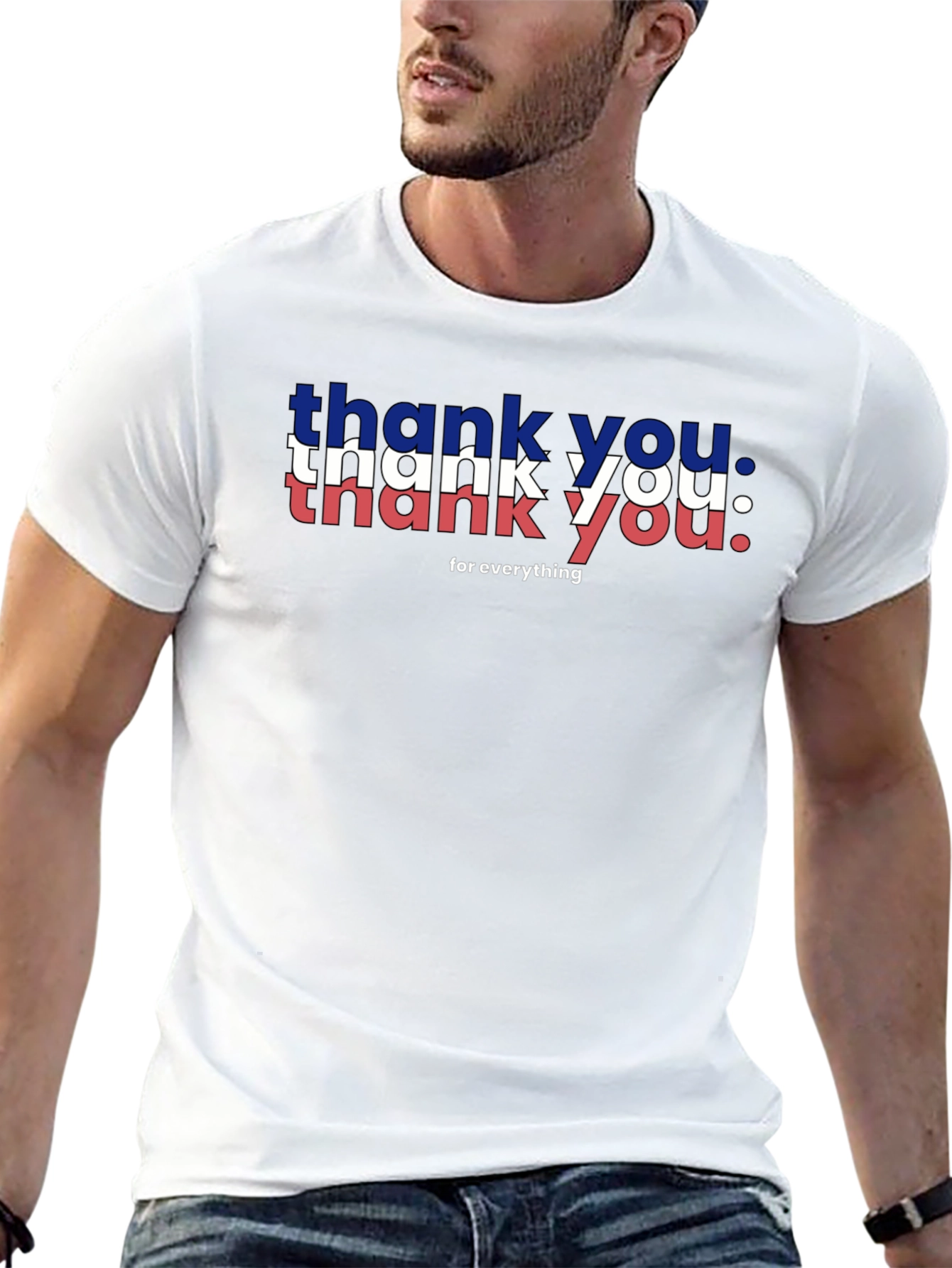 Thank You T-Shirt - Patriotic Design