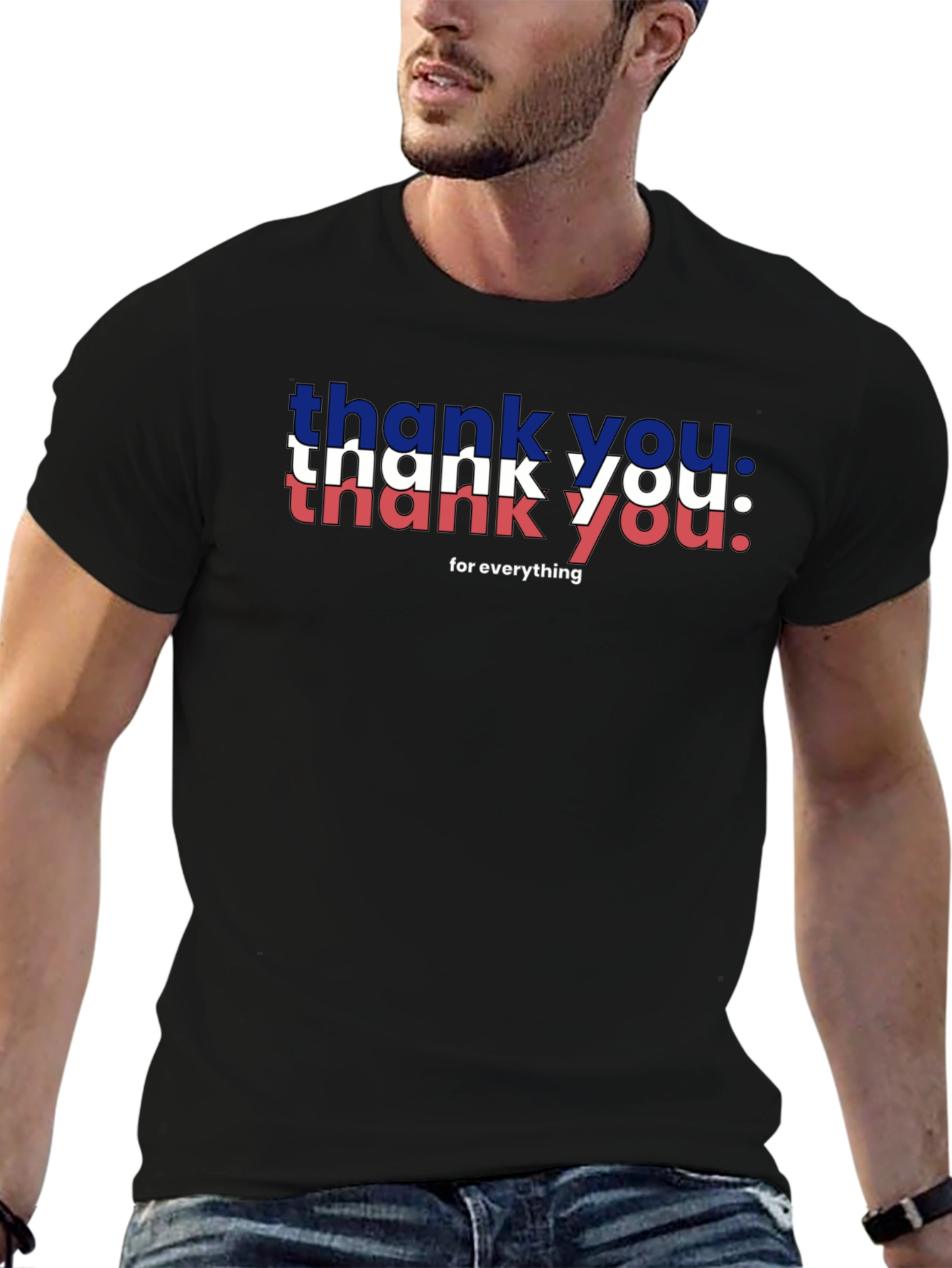 Thank You T-Shirt - Patriotic Design