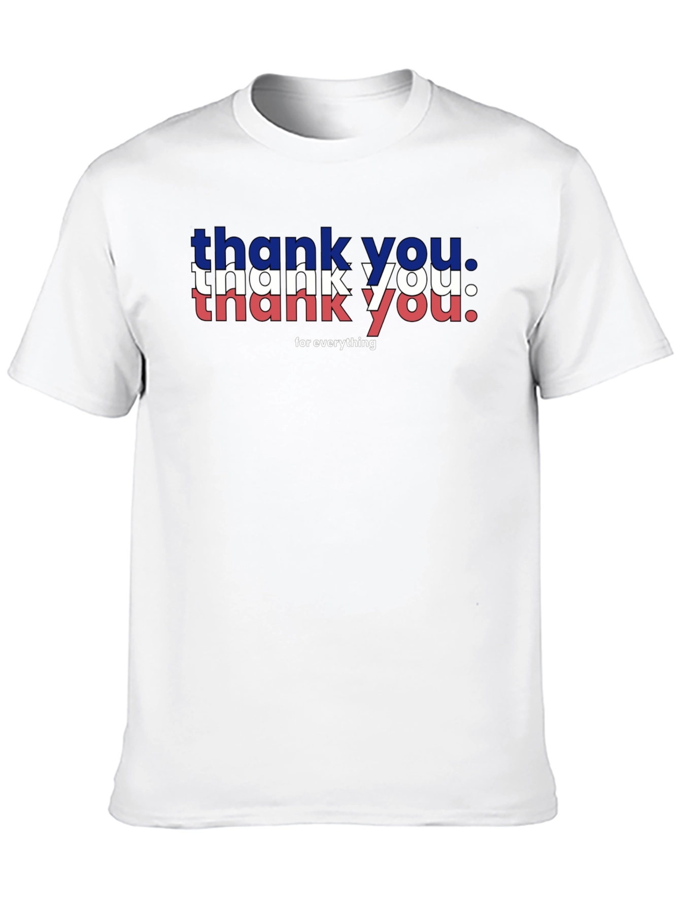 Thank You T-Shirt - Patriotic Design