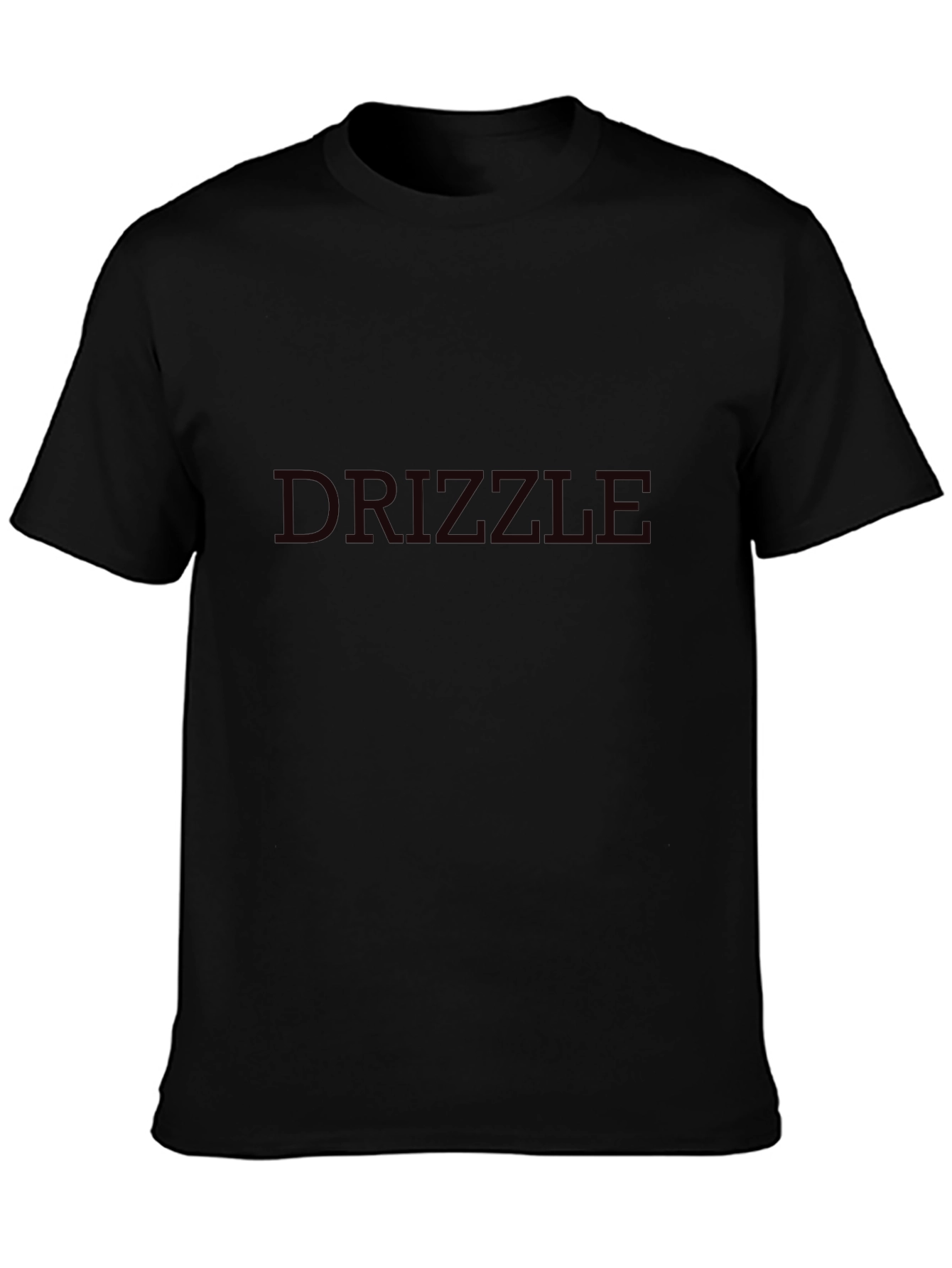 Drizzle Black Graphic T-Shirt - Stylish Casual Wear