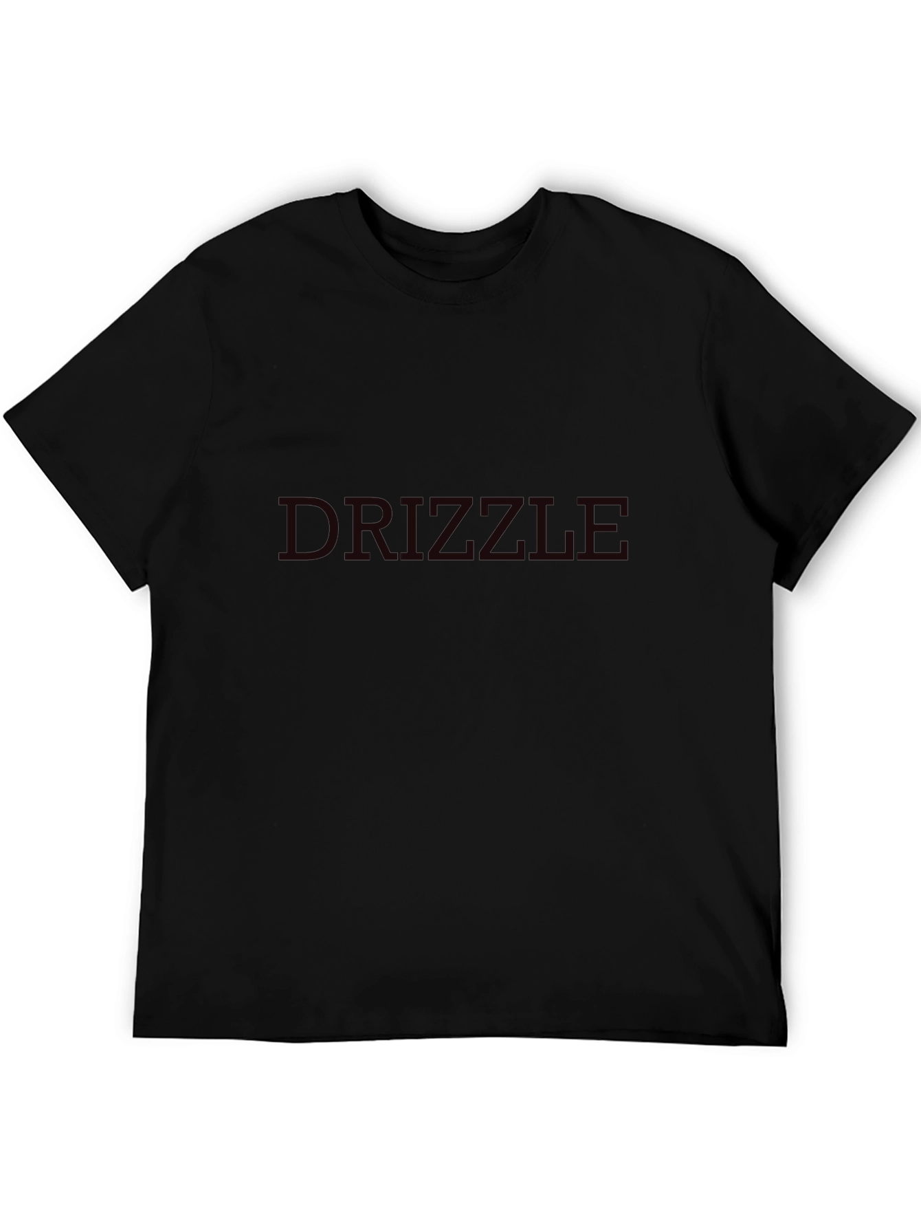 Drizzle Black Graphic T-Shirt - Stylish Casual Wear