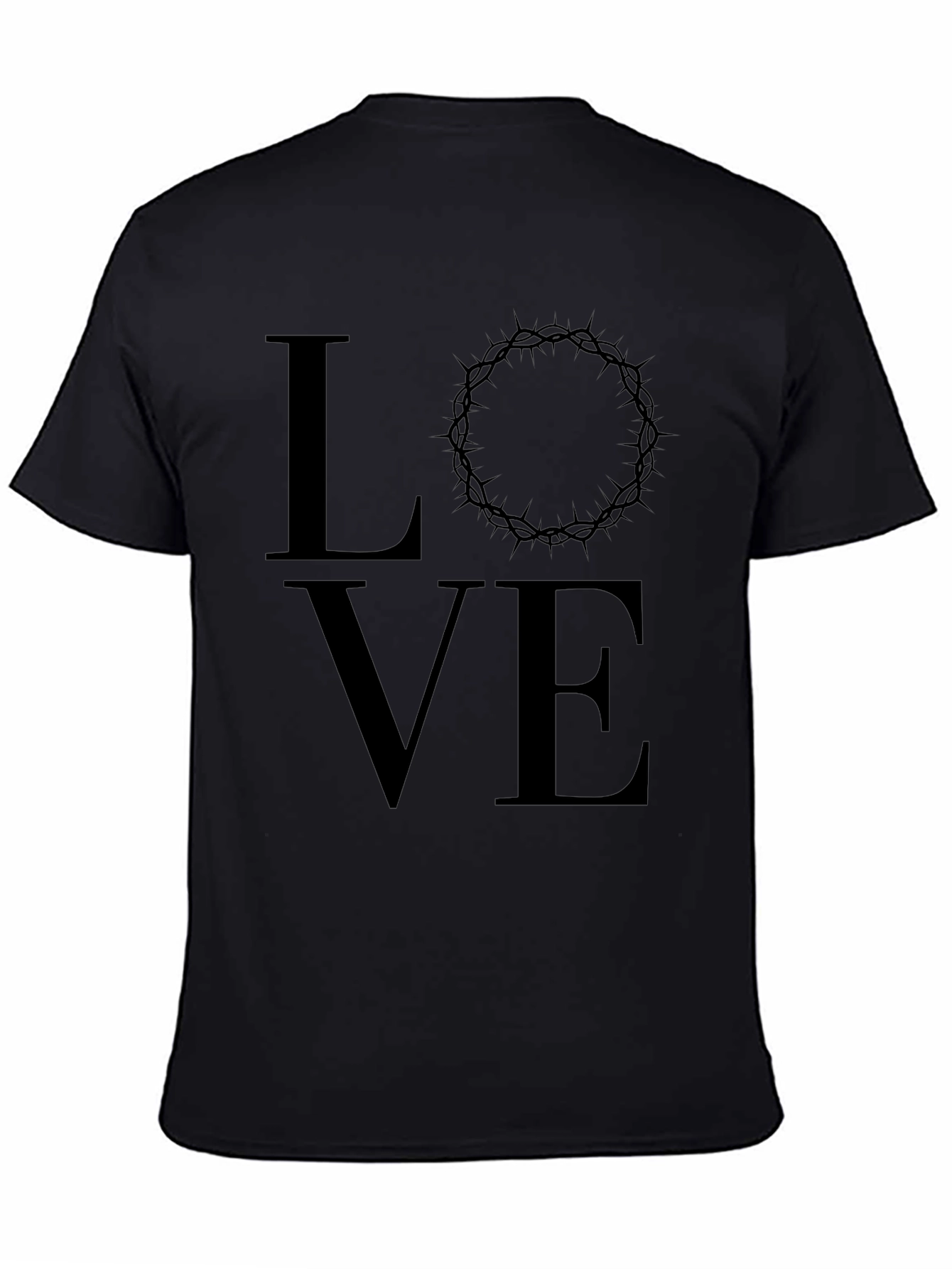 Love Crown of Thorns Graphic T-Shirt - Mens