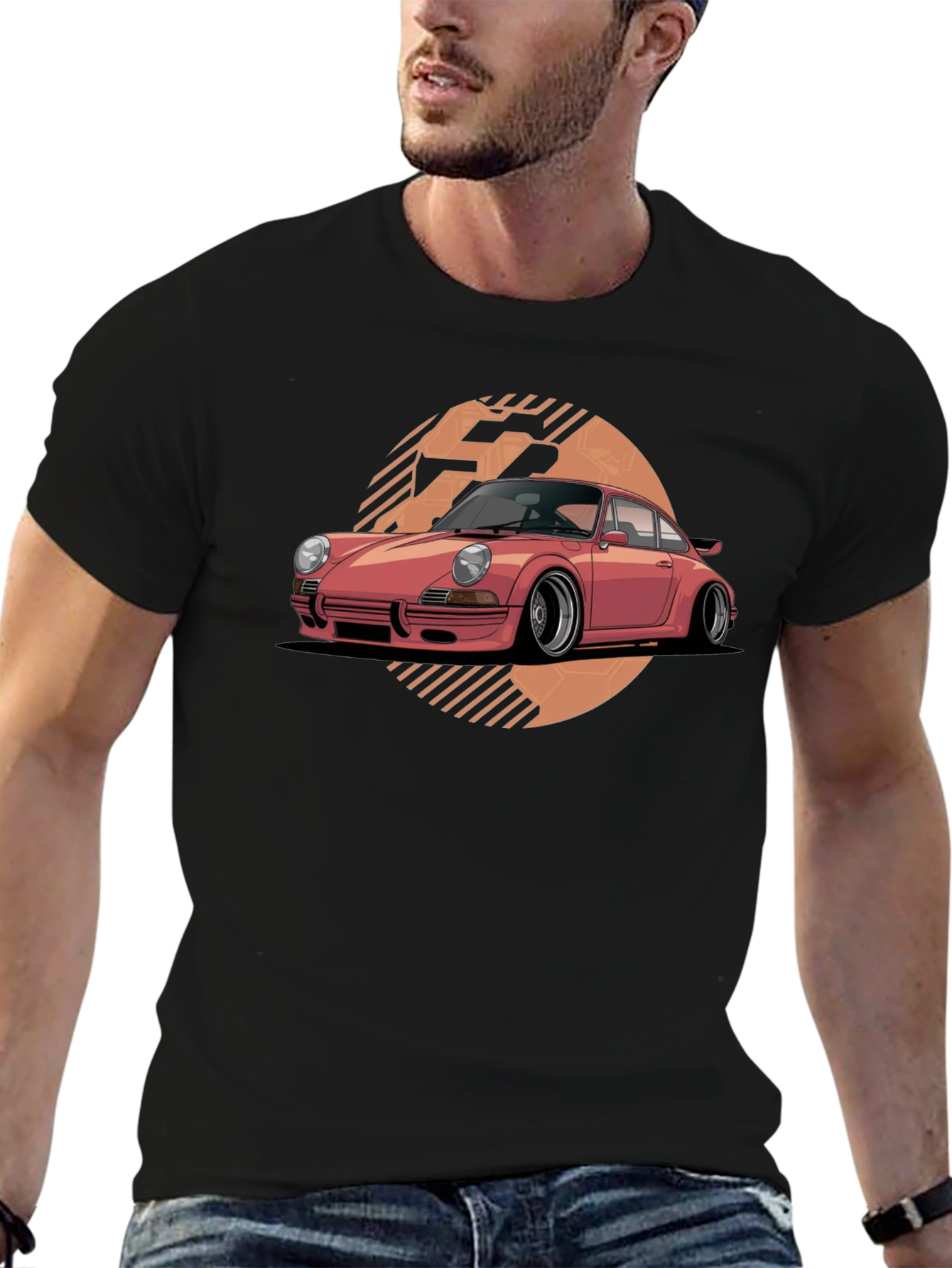 Classic Car Graphic Tee - Retro Style