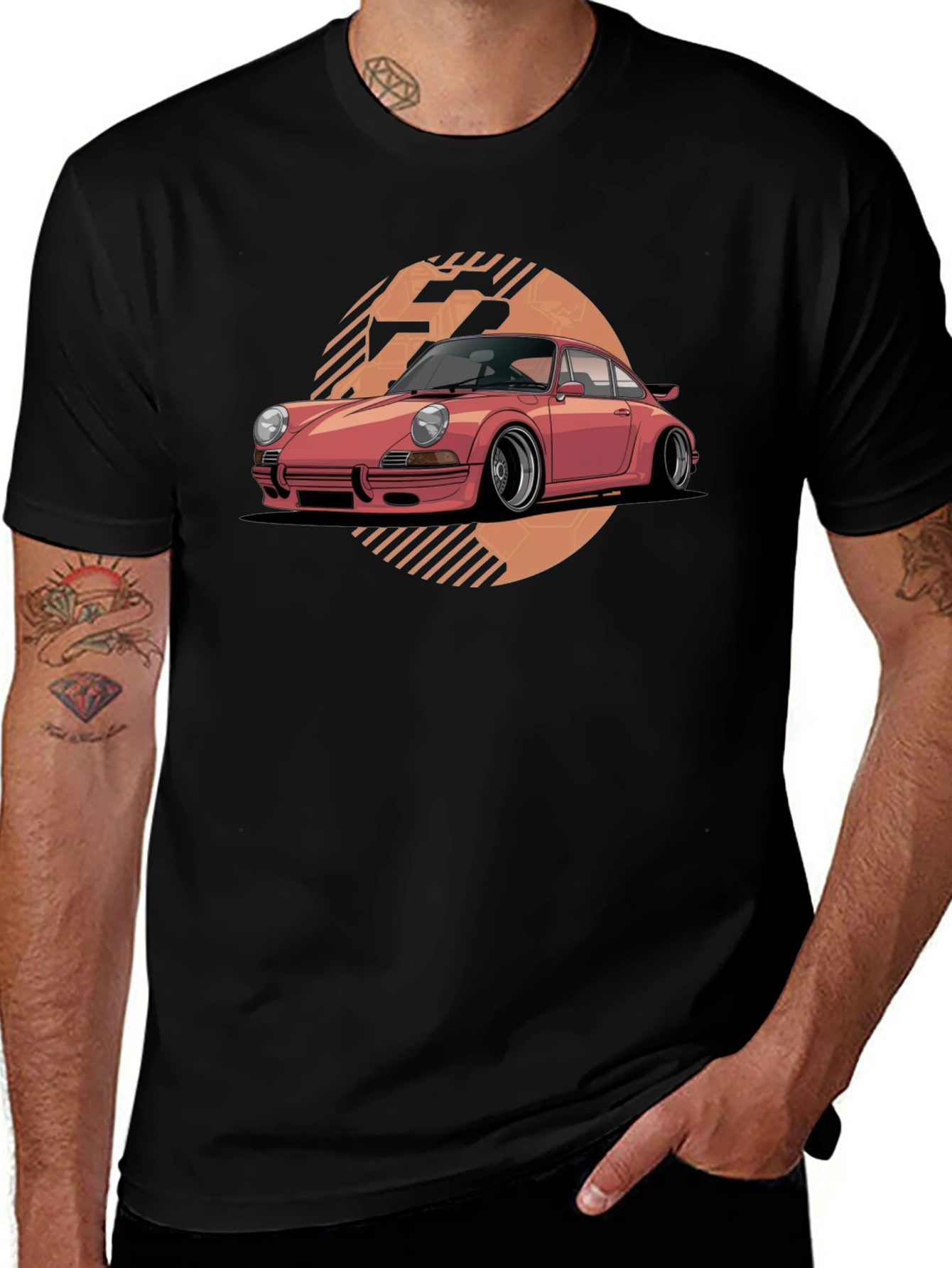 Classic Car Graphic Tee - Retro Style