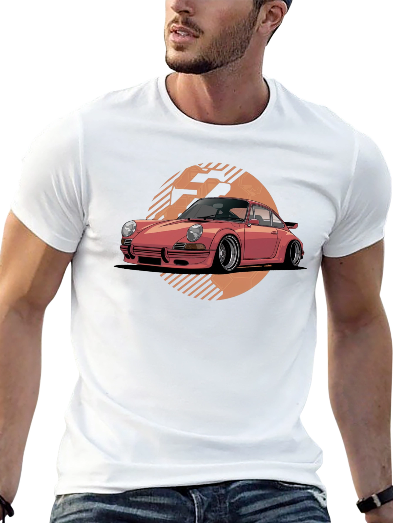 Classic Car Graphic Tee - Retro Style