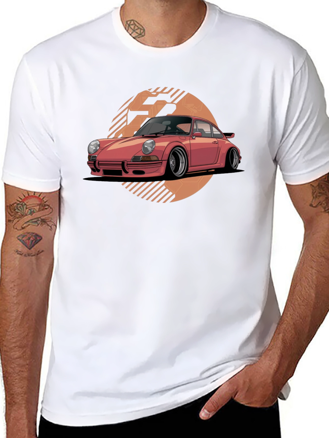 Classic Car Graphic Tee - Retro Style