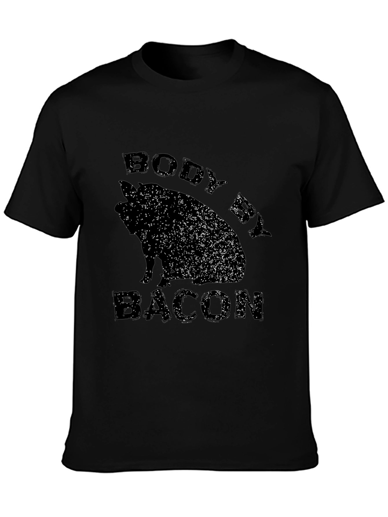 Body By Bacon Black T-Shirt