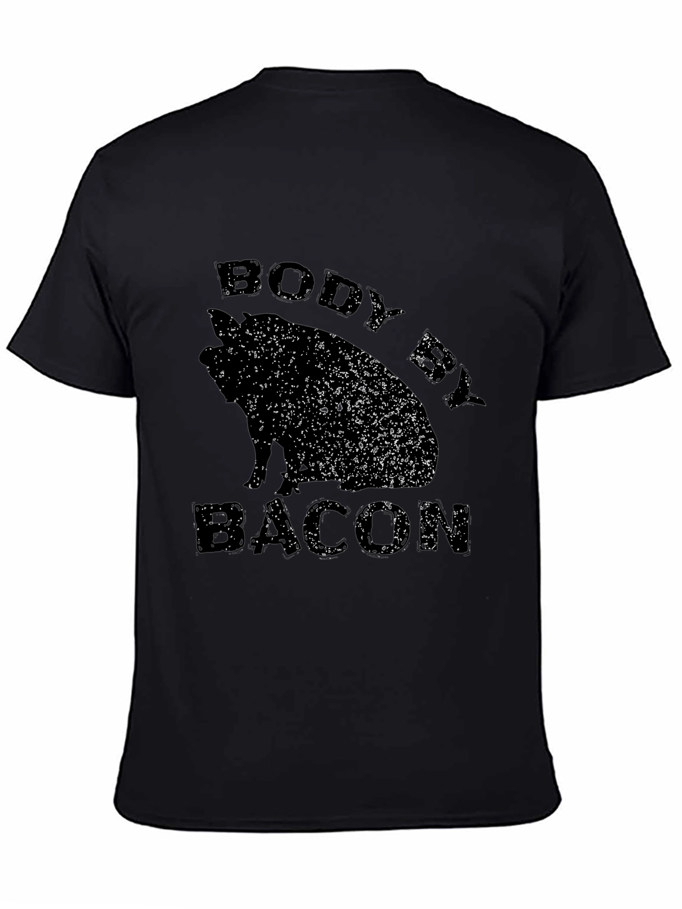 Body By Bacon Black T-Shirt