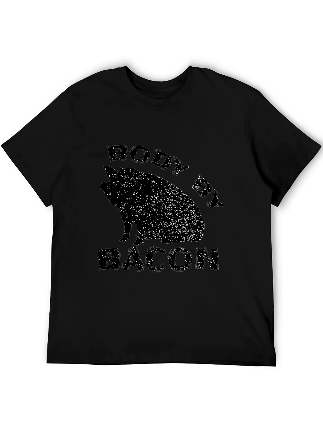 Body By Bacon Black T-Shirt