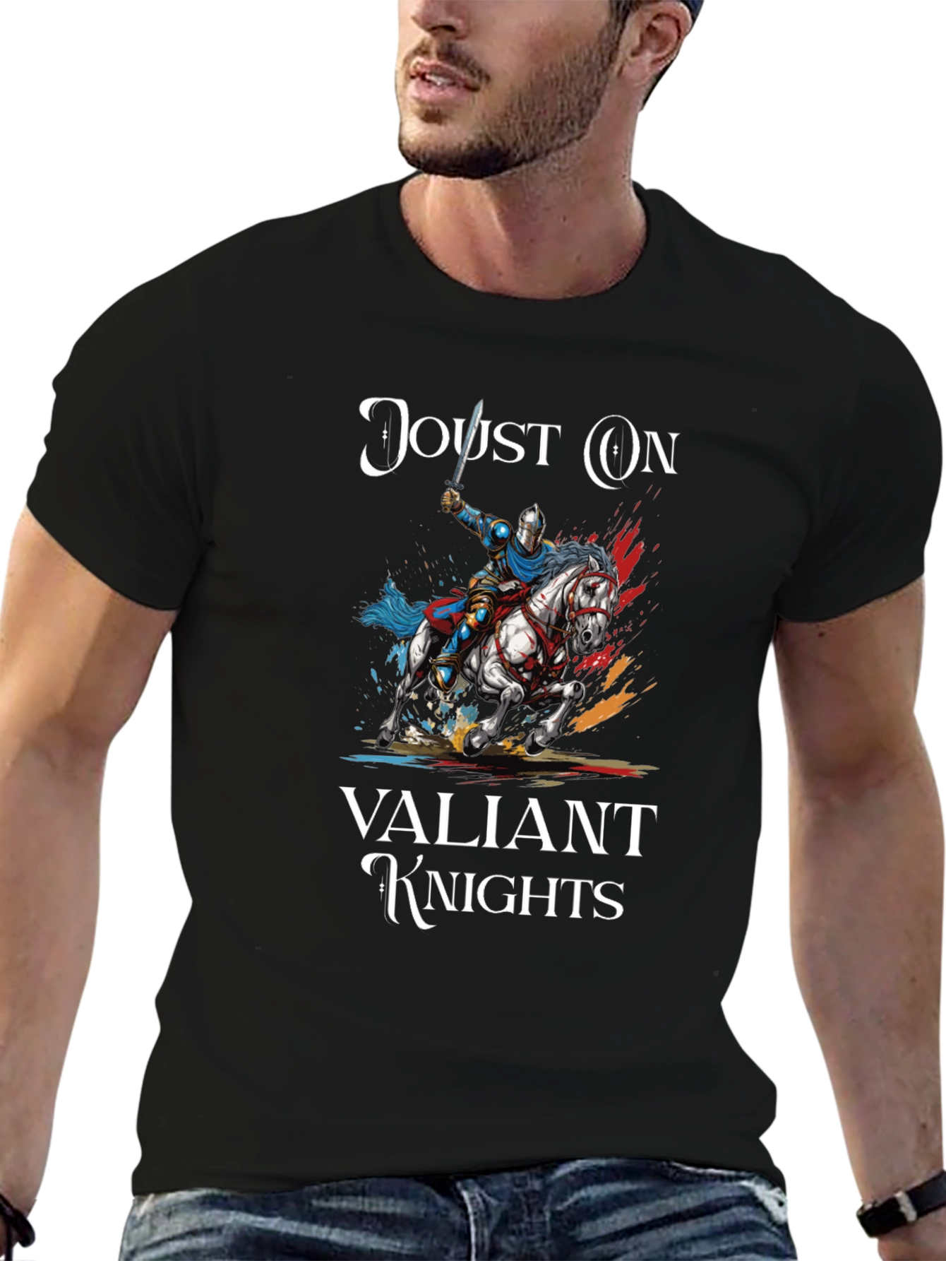 Joust On Valiant Knights Graphic T-Shirt