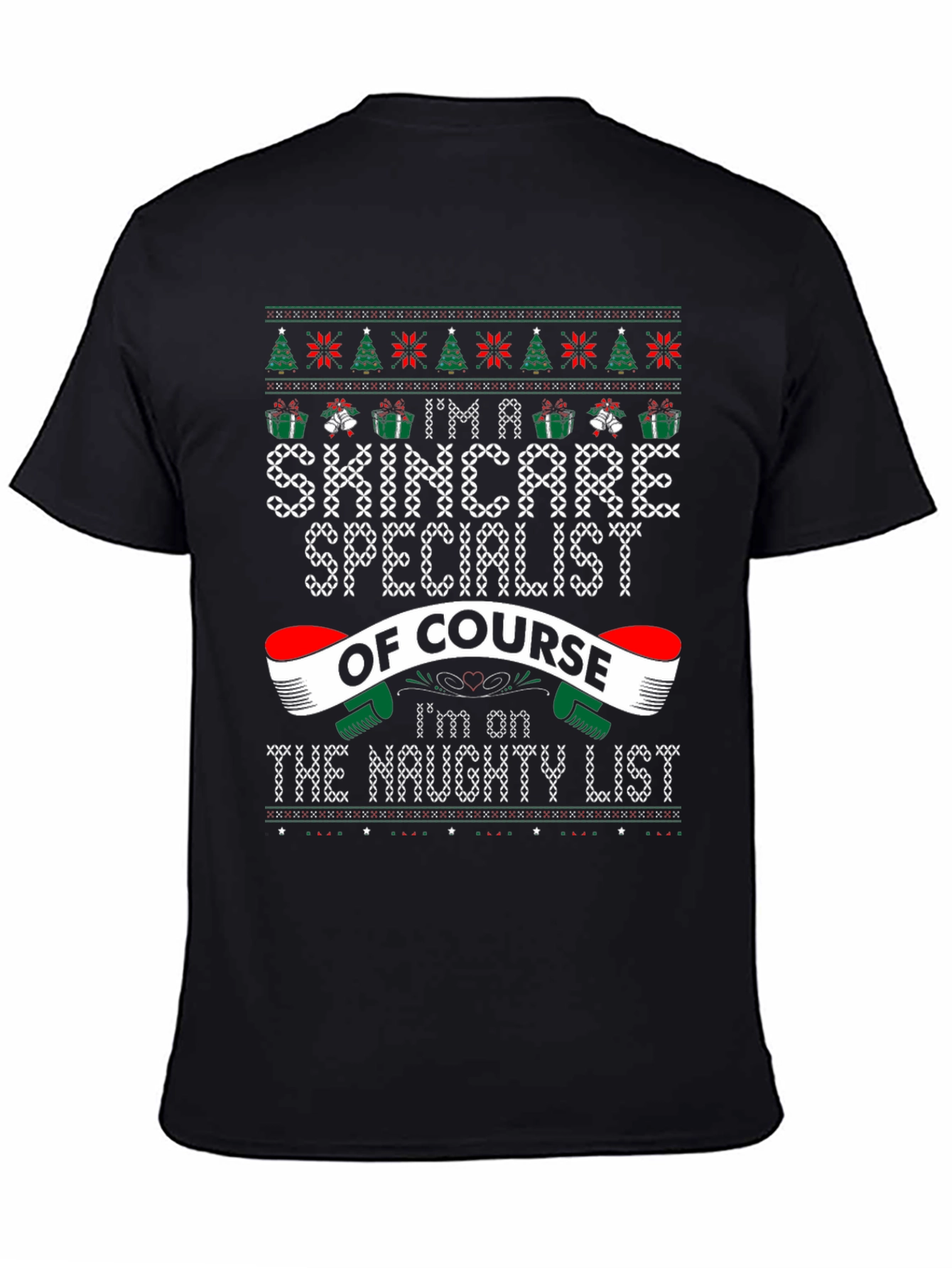 Skincare Specialist Ugly Christmas Sweater T-Shirt