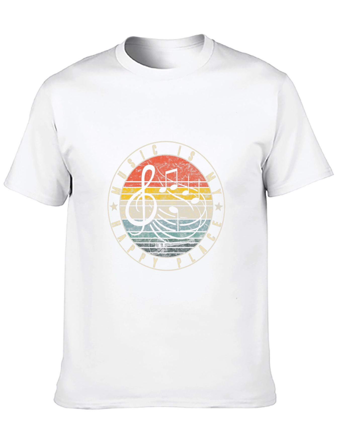 Music Is My Happy Place Graphic Tee