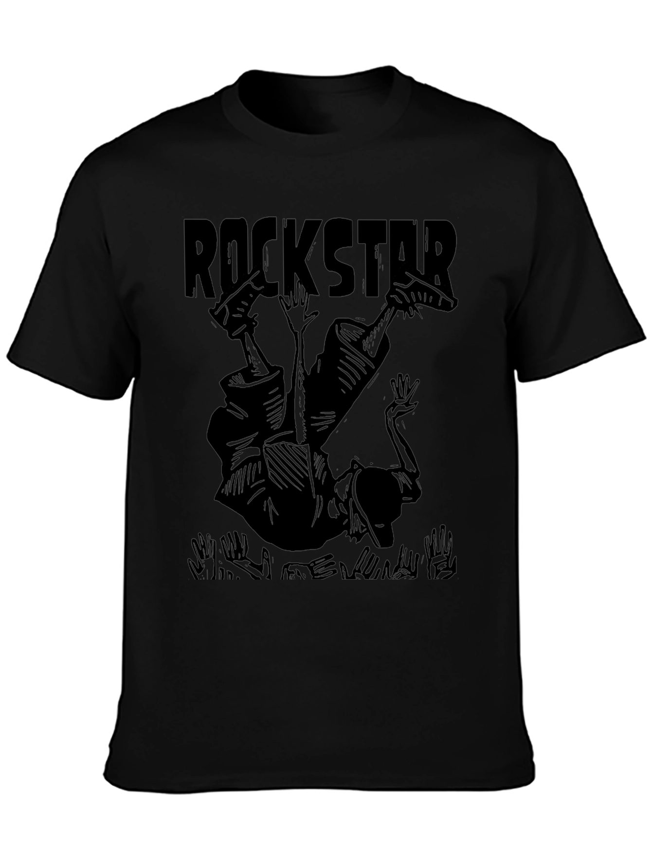 Rockstar Graphic Print Crew Neck T-Shirt