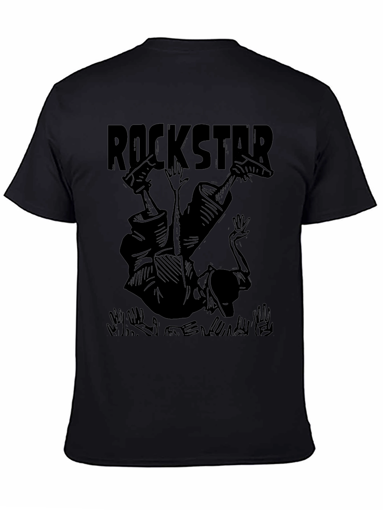 Rockstar Graphic Print Crew Neck T-Shirt